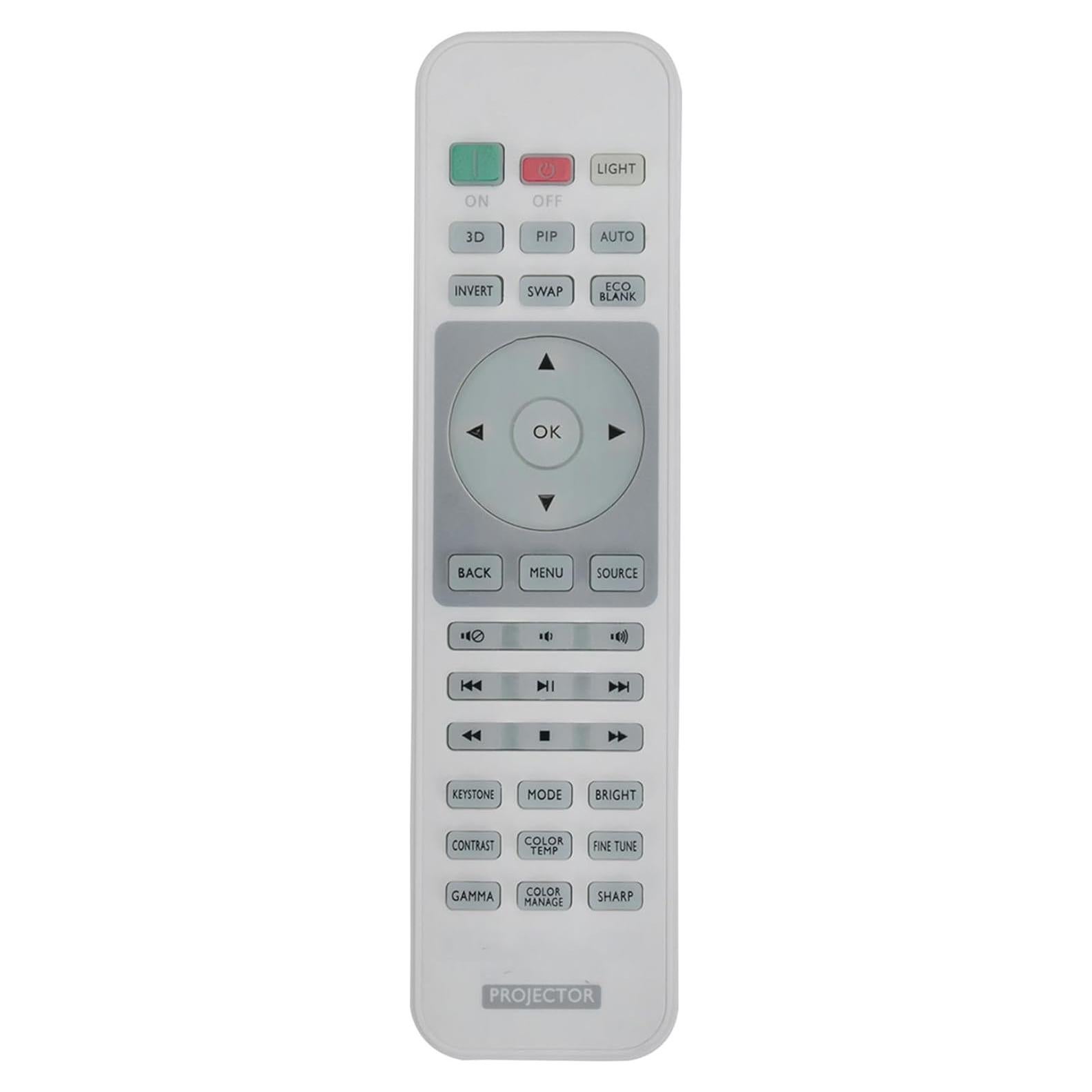Control Remoto Reemplazo BenQ para Proyector Cine en Casa