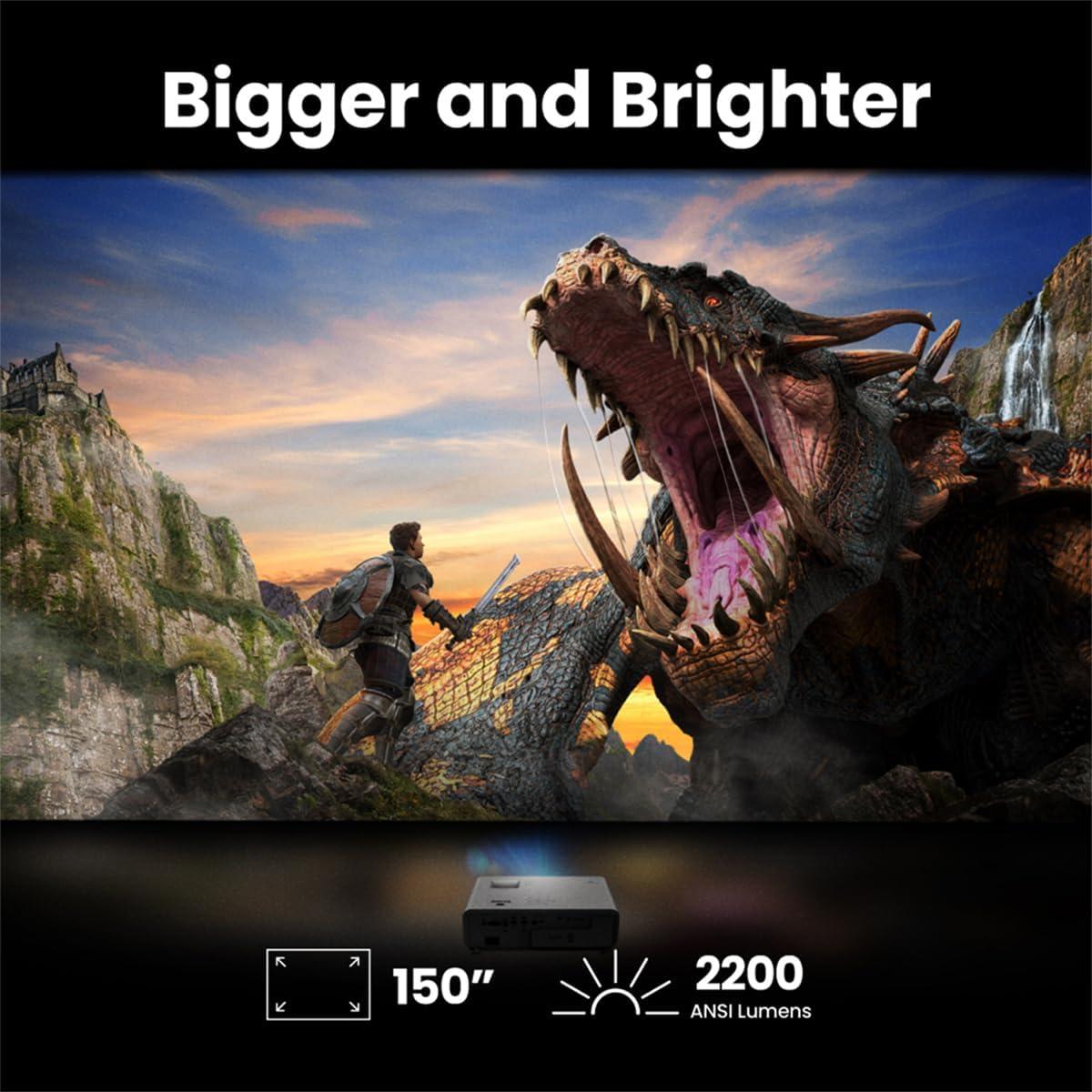 Proyector BenQ X500i 4K Tiro Corto 2200 Lúmenes 4ms