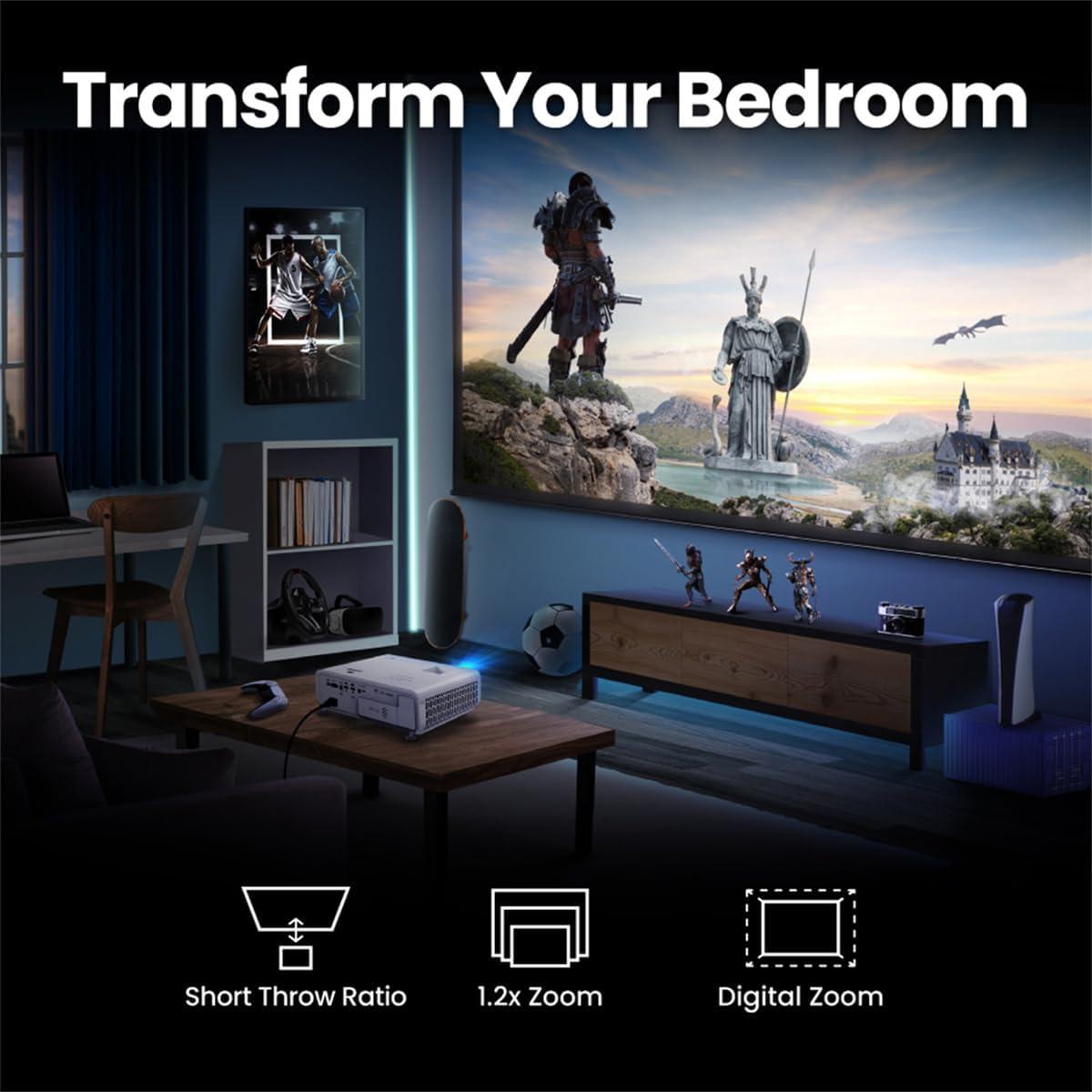 Proyector BenQ X500i 4K Tiro Corto 2200 Lúmenes 4ms