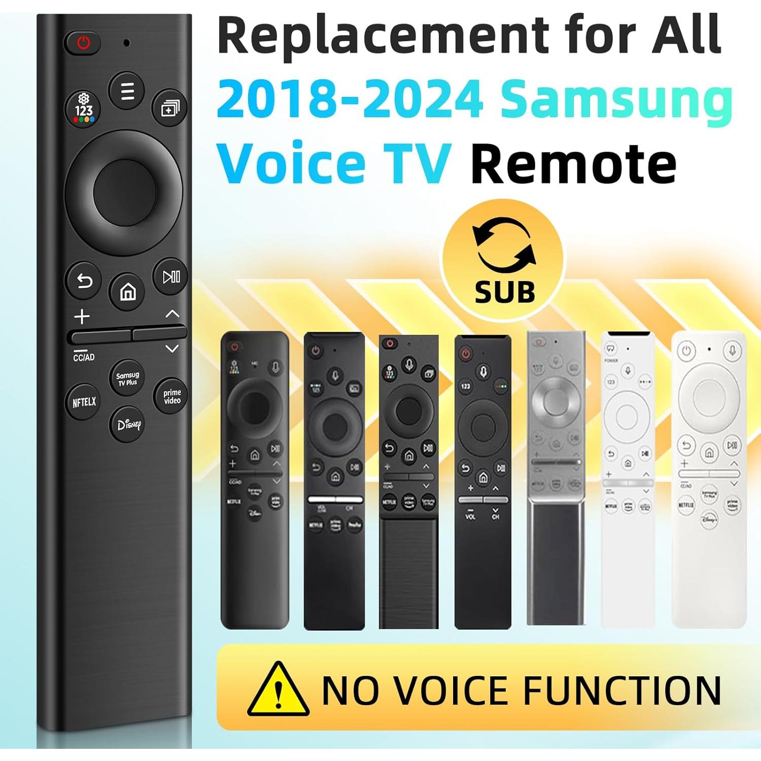 Controles Remotos Reemplazo Samsung TV 2018-2024 IR Universal