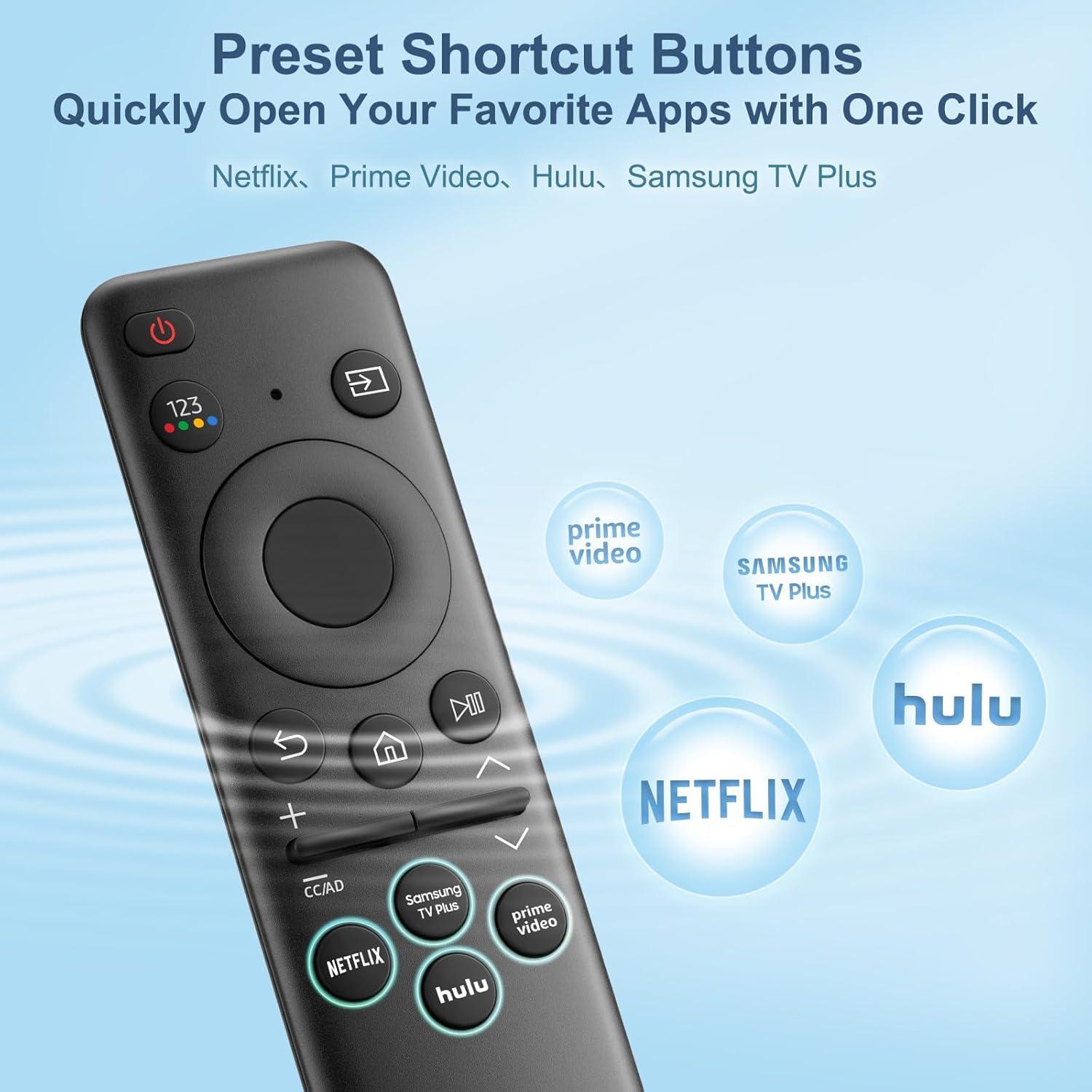 Control Remoto Reemplazo LOUTOC para Samsung Smart TV