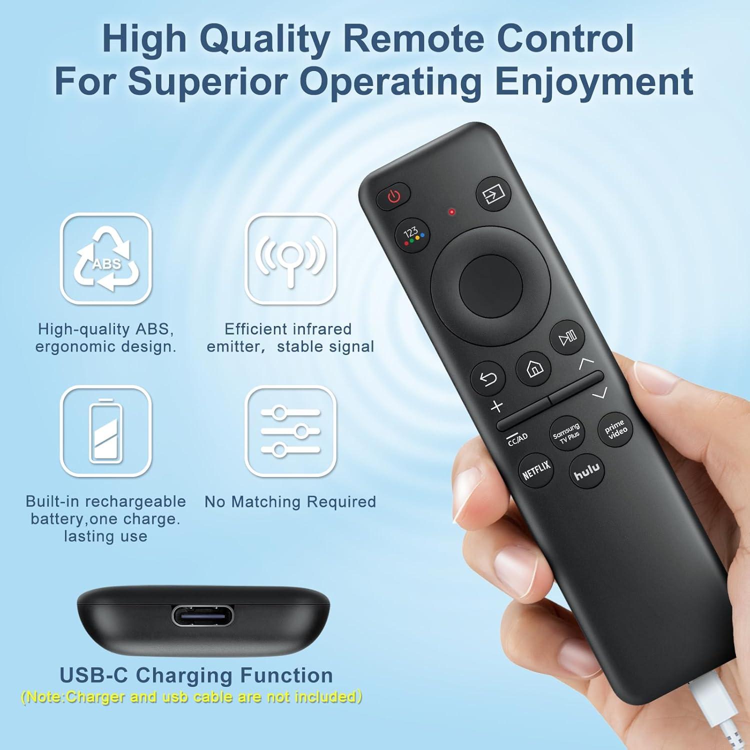 Control Remoto Reemplazo LOUTOC para Samsung Smart TV