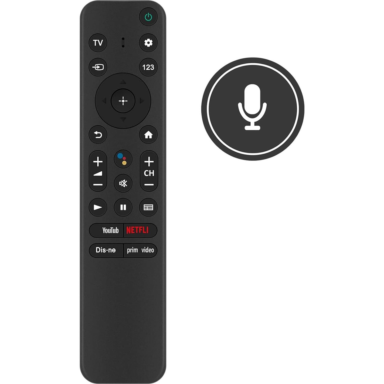 Control Remoto de Voz RMF-TX800U Compatible con Sony 2022 4K