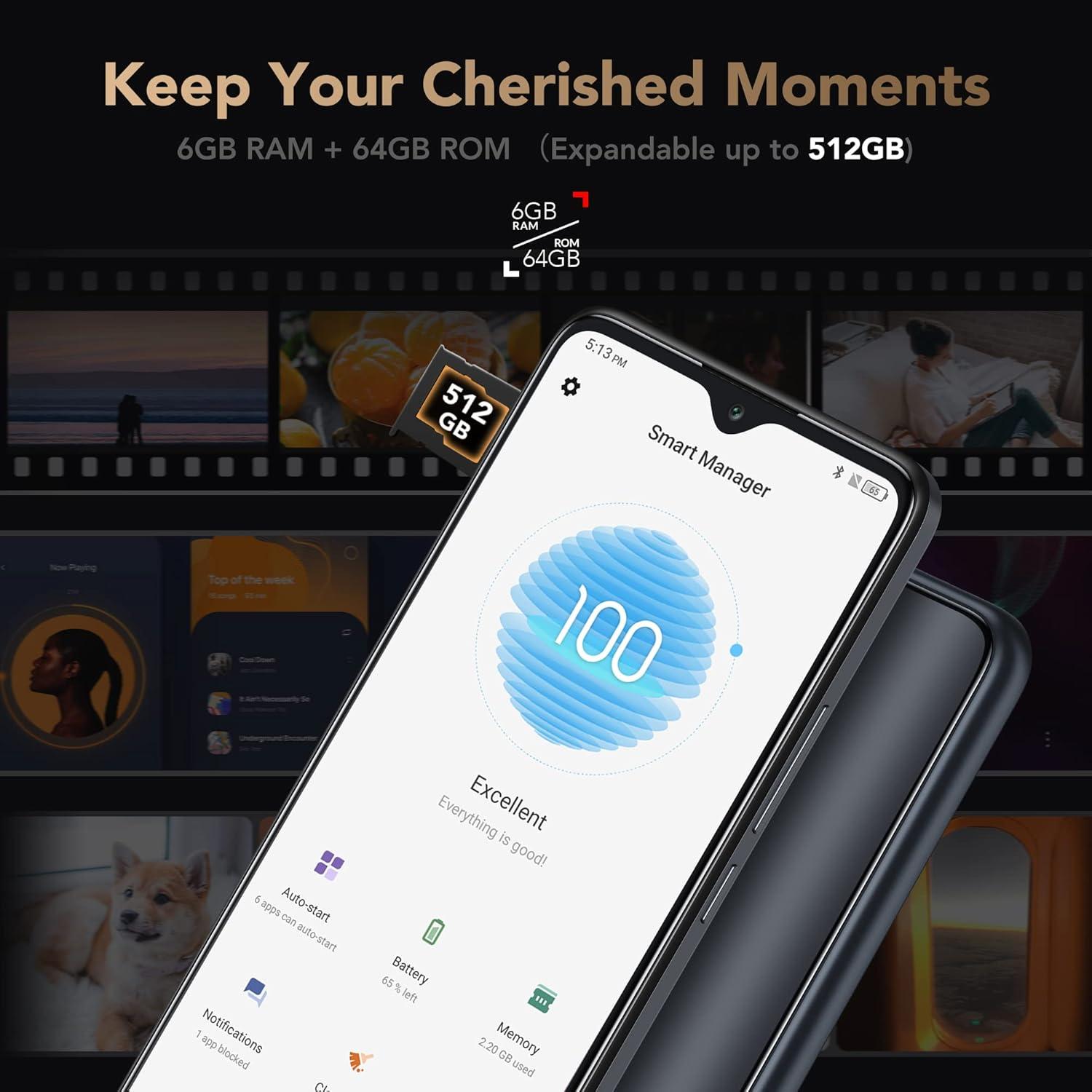 TCL 30XL Smartphone Desbloqueado 6.82" 50MP 6GB RAM Niebla Nocturna