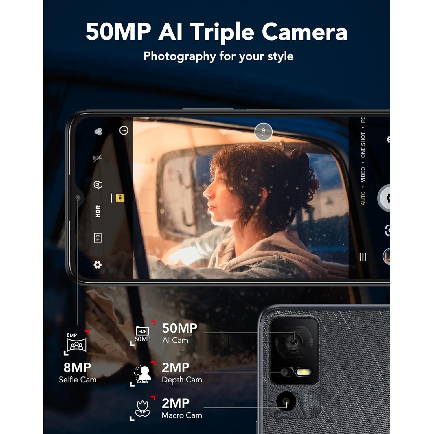 TCL 40 X 5G Smartphone Desbloqueado 64GB, Cámara 50MP, 5000mAh