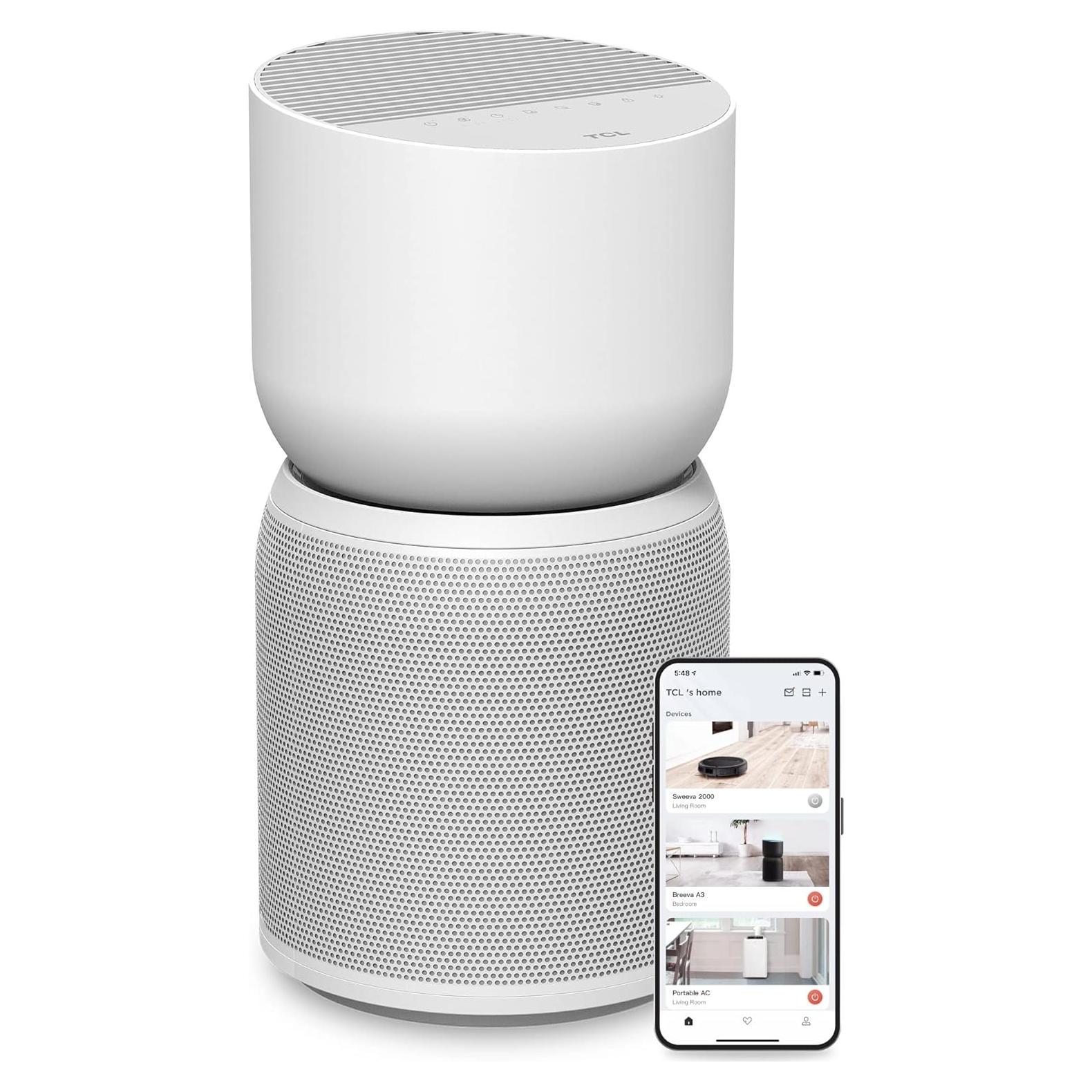 Purificador de Aire TCL Breeva A3 H13 5 Etapas Control App Voz