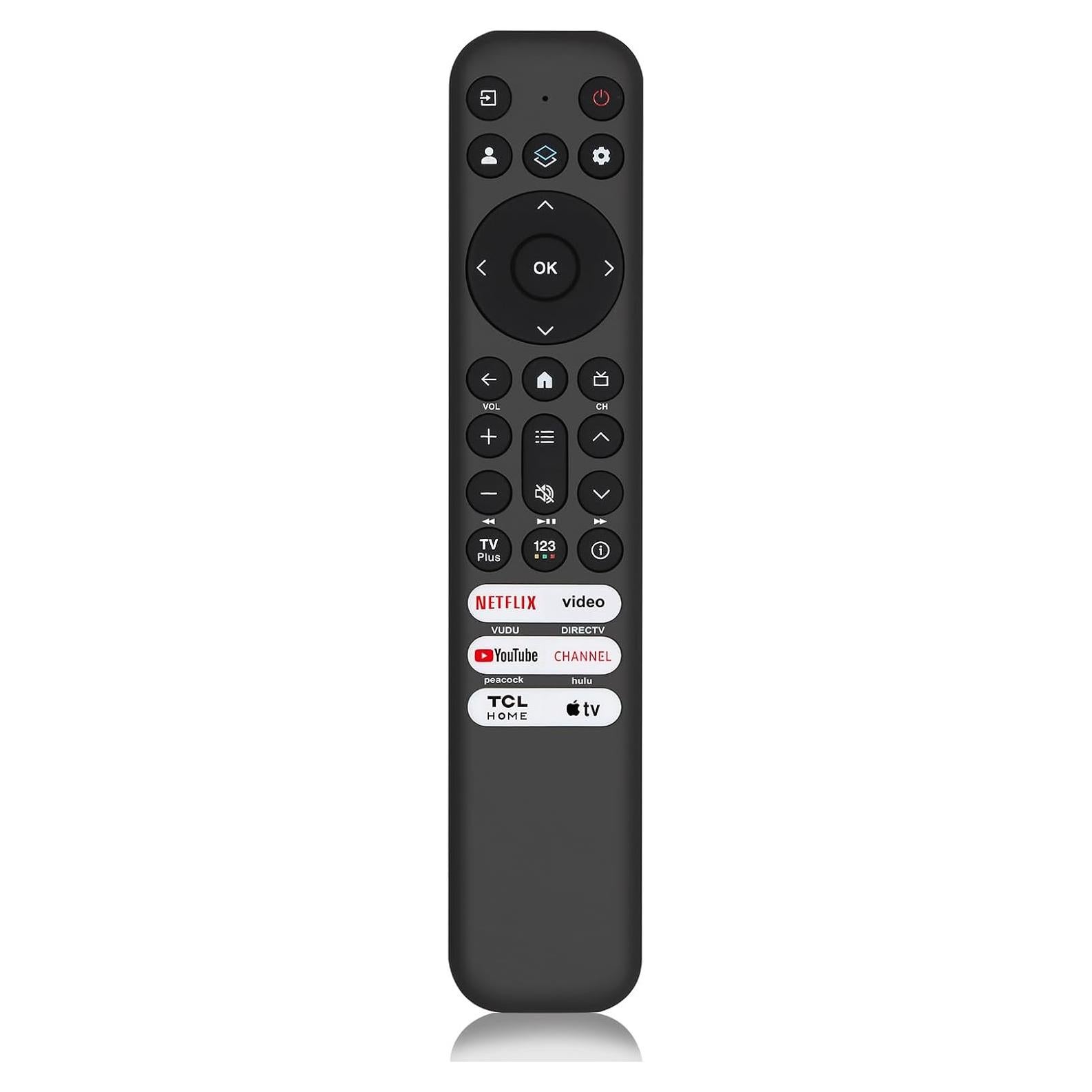 Control Remoto Reemplazo TCL para TV Google/Roku 4K UHD