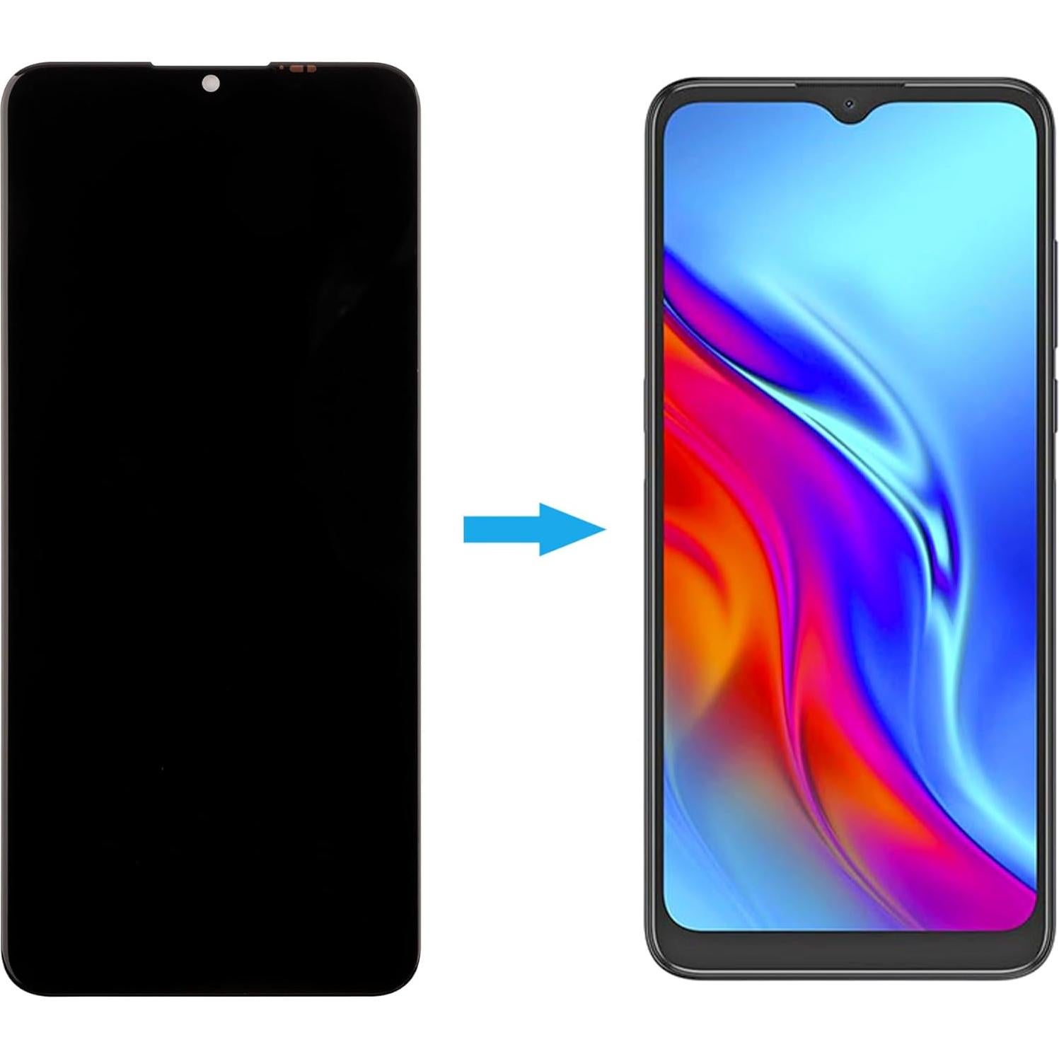 Reemplazo Pantalla LCD TCL 20Y/20E Negro + Kit Herramientas