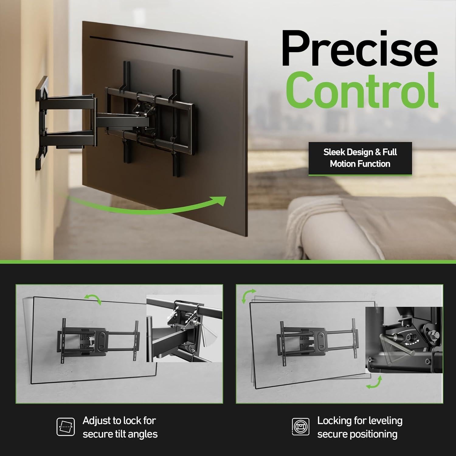 Soporte de Pared Articulado Stellar Mounts para TV 55R635