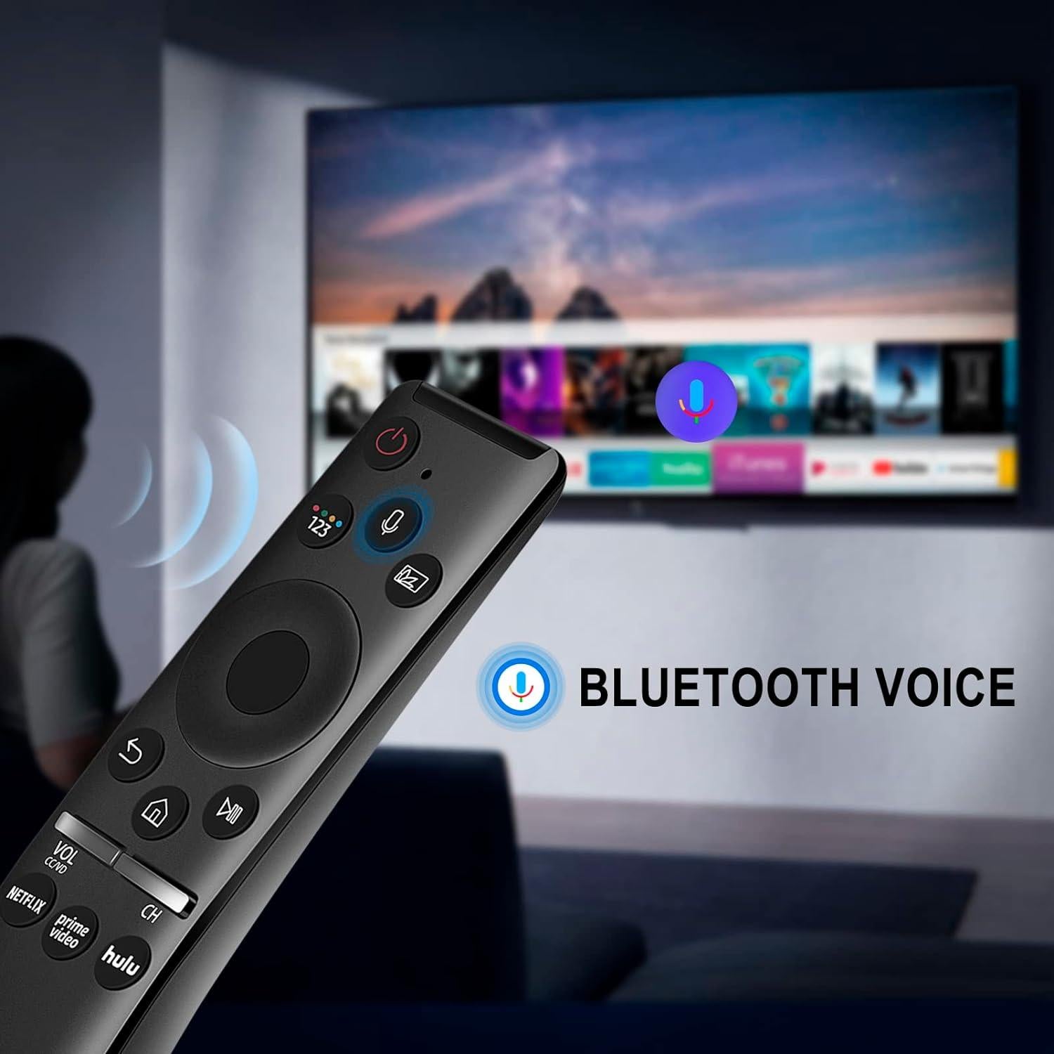 Control Remoto Universal de Voz BN59-01312A para TV Samsung