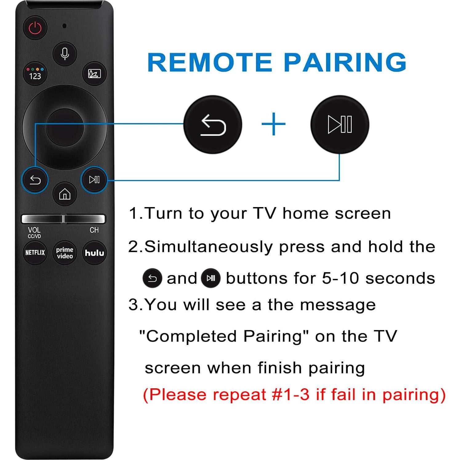 Control Remoto Universal de Voz BN59-01312A para TV Samsung