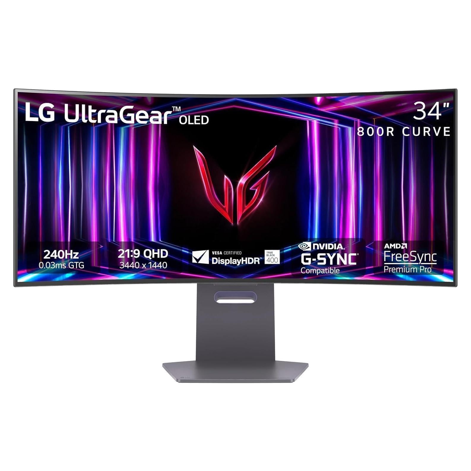 Monitor Curvo para Juegos LG 34GS95QE OLED 34" WQHD 240Hz