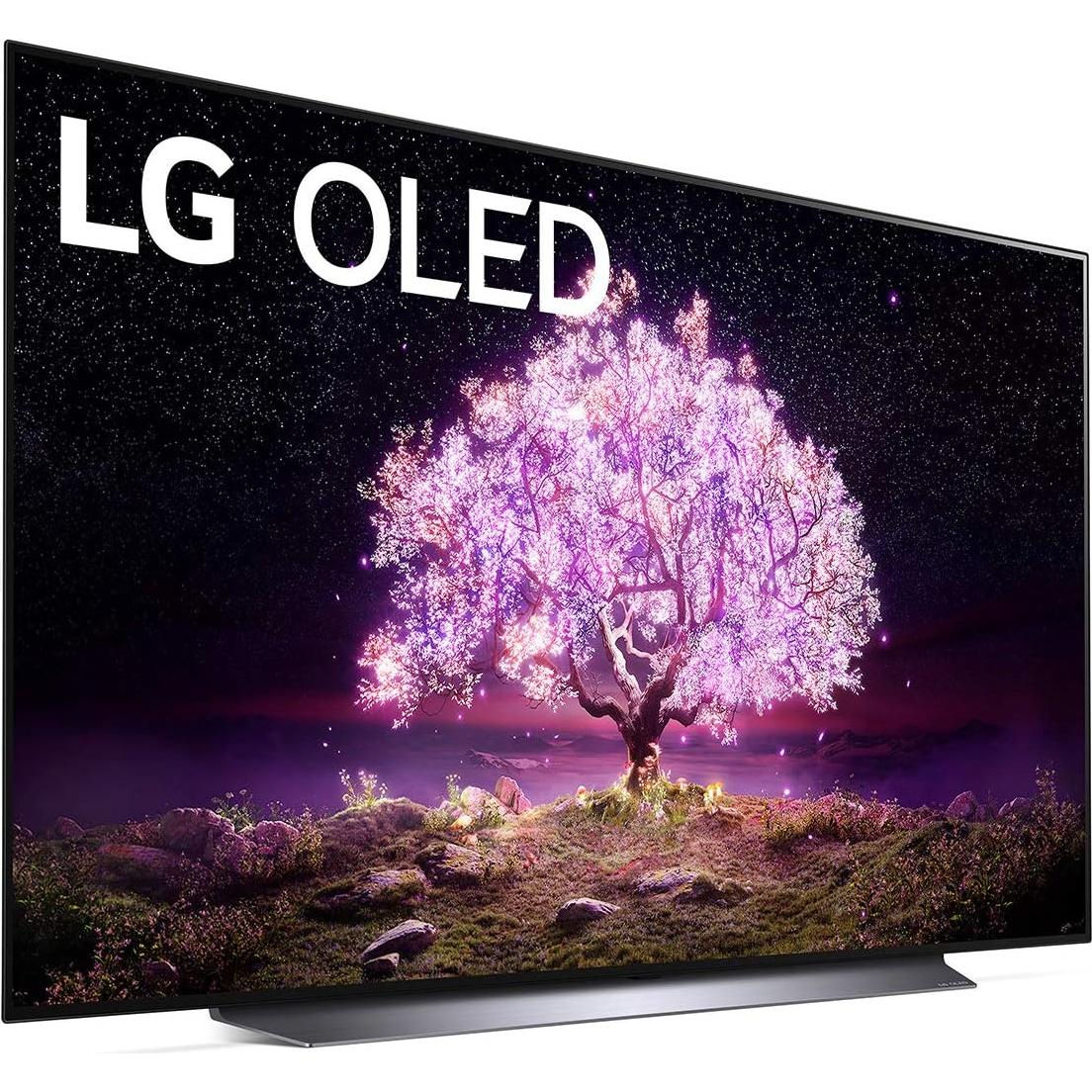 OLED C1 Series 55” Alexa Built-in 4k Smart TV (3840 x 2160), 120Hz Refresh Rate, AI-Powered 4K, Dolby Cinema, WiSA Ready, Gaming Mode (OLED55C1PUB, 2021)