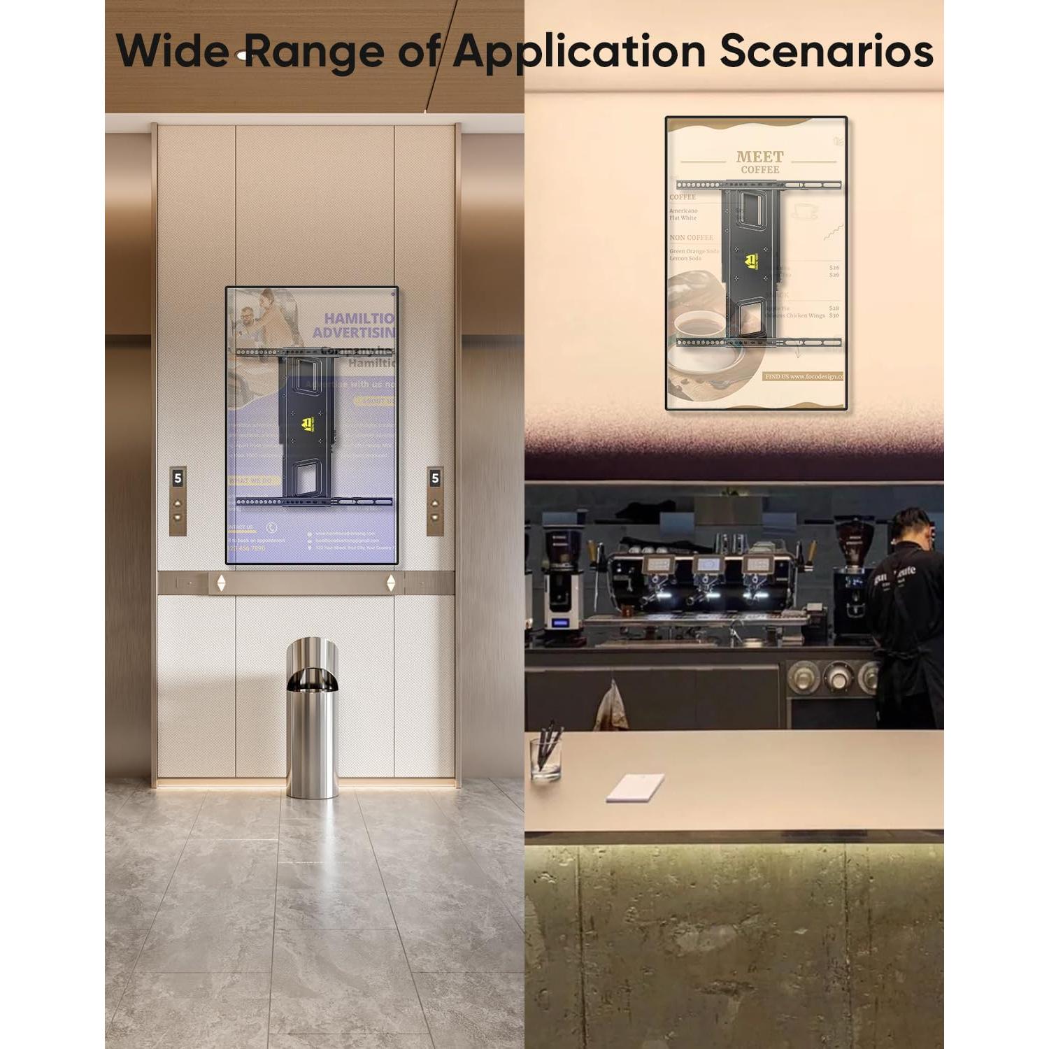 Soporte de pared para TV FORGING MOUNT 26-65" rotativo VESA 400x400