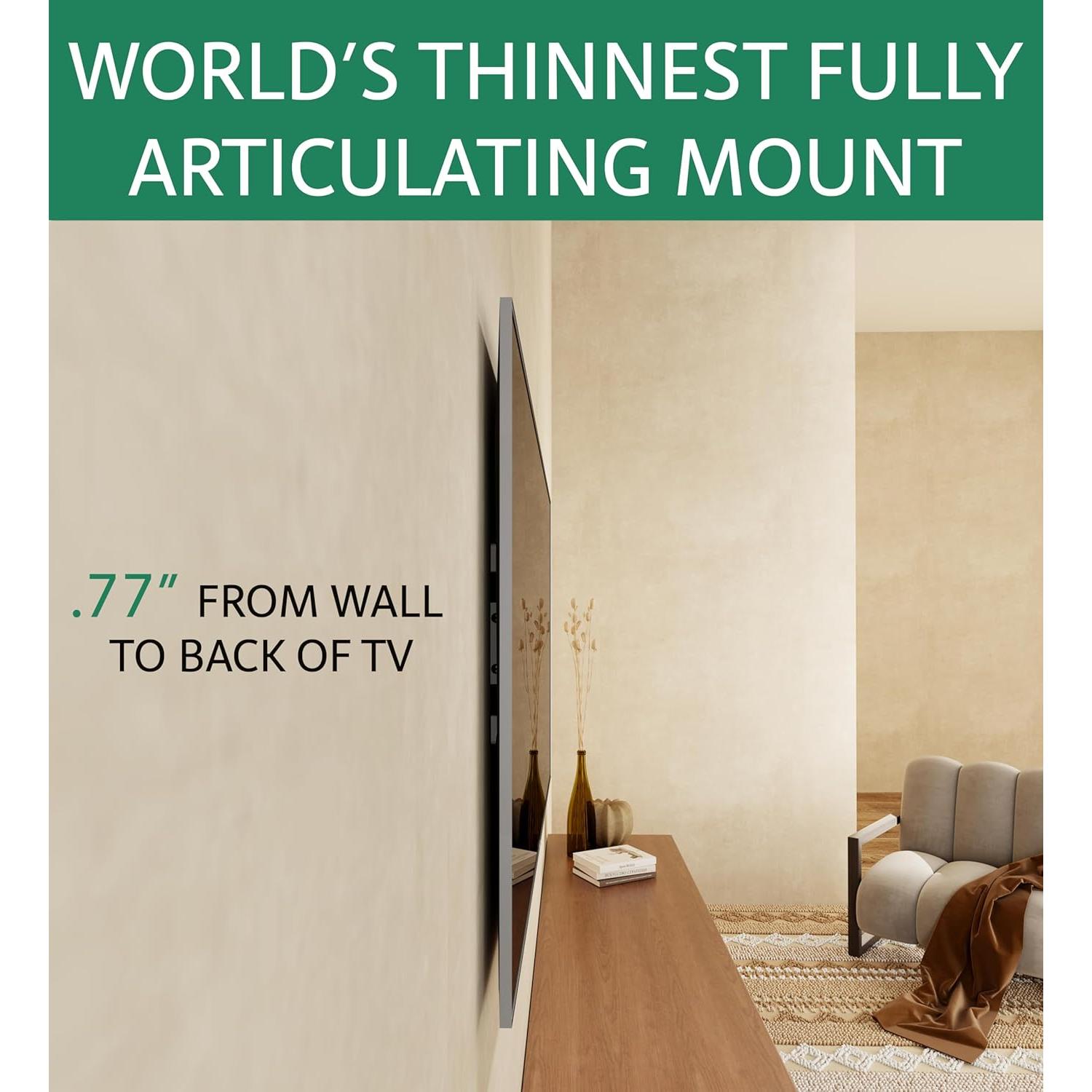 Soporte de Pared Articulado Ultra Delgado ynVISION YN-SLIM-MOTION