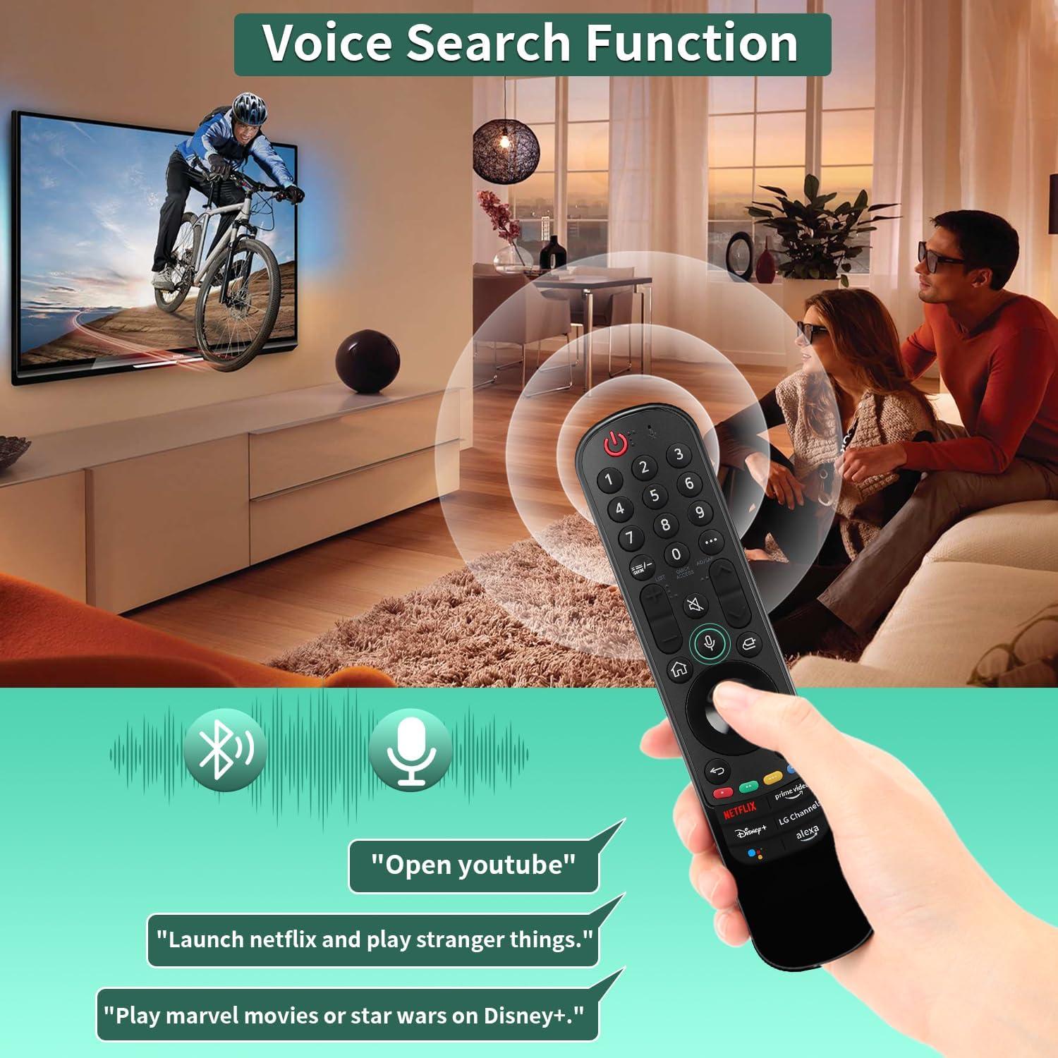 Control Remoto de Voz LG MR22GN para TV OLED QNED 2022