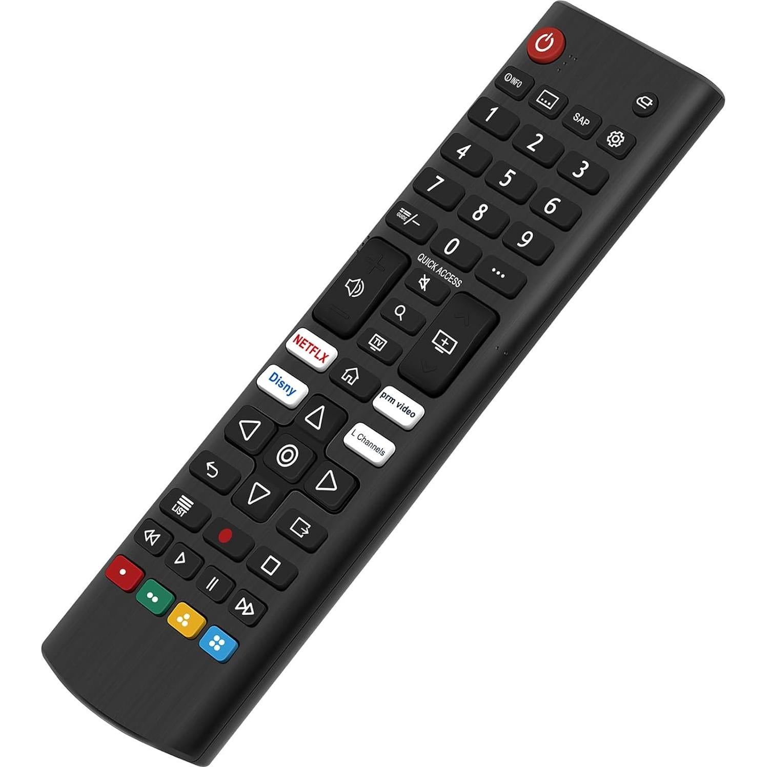 Paquete de 2 Controles Remotos Universales AKB76040302 para TV LG