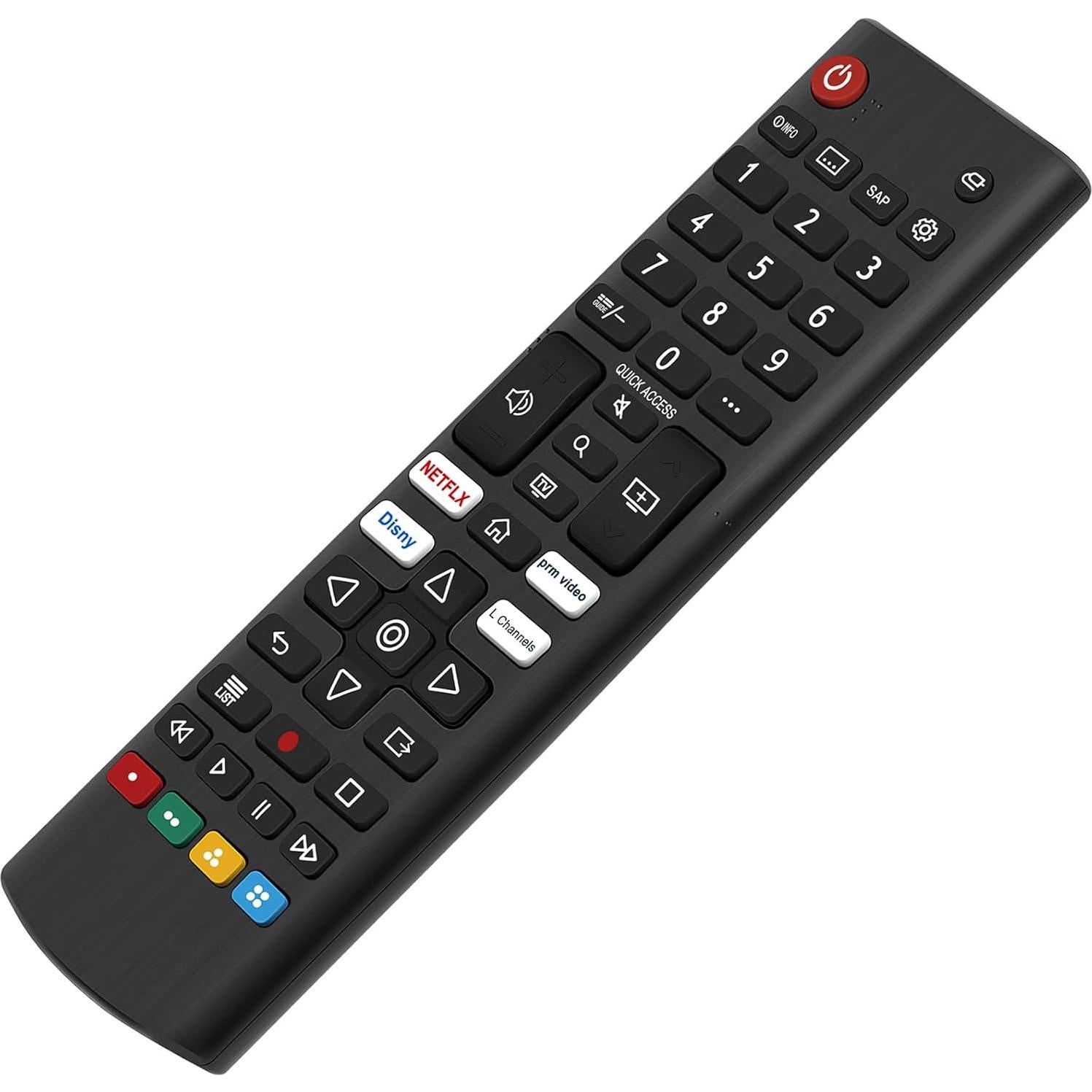 Pack 2 Control Remoto Reemplazo AKB76040302 para LG Smart TV