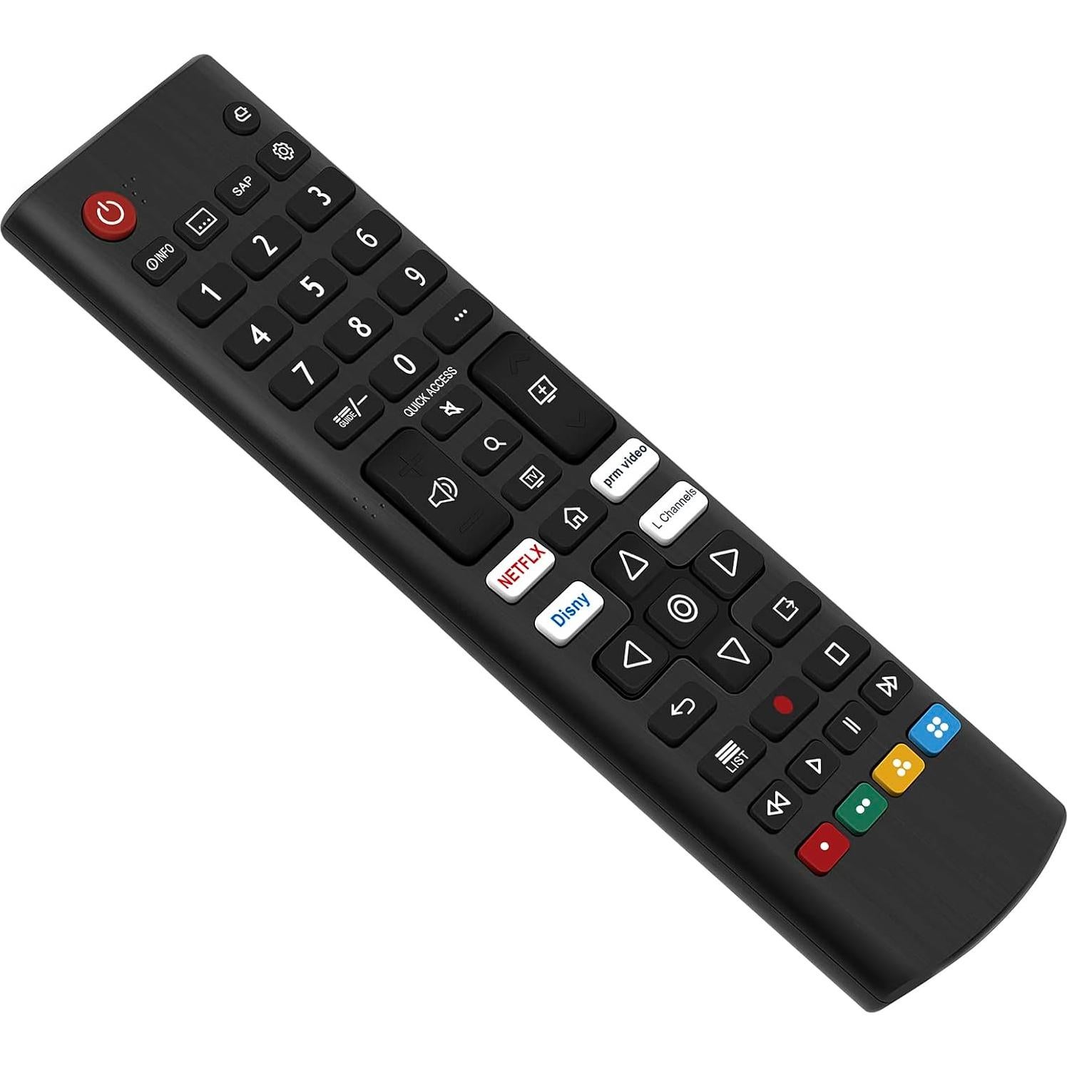 Pack 2 Control Remoto Reemplazo AKB76040302 para LG Smart TV