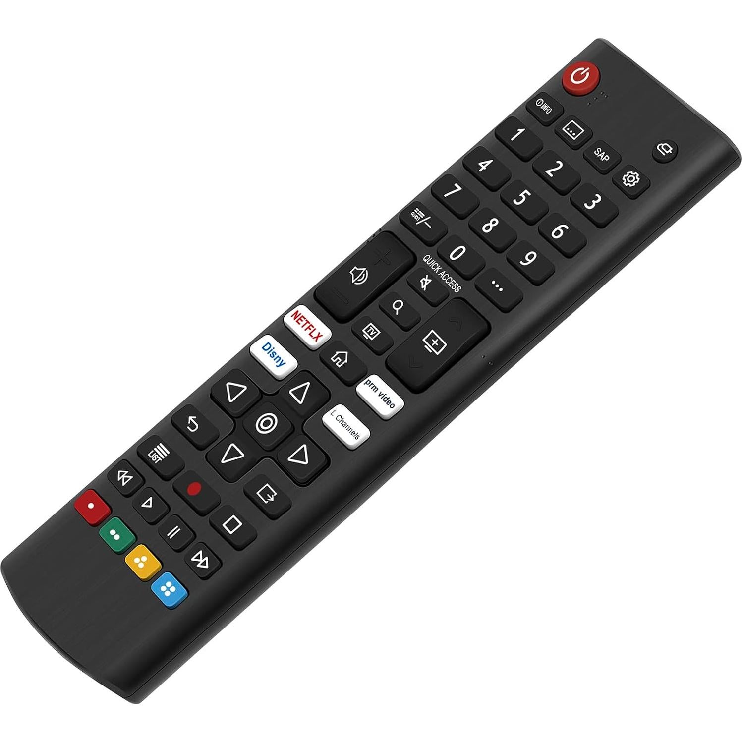 Pack 2 Control Remoto Reemplazo AKB76040302 para LG Smart TV