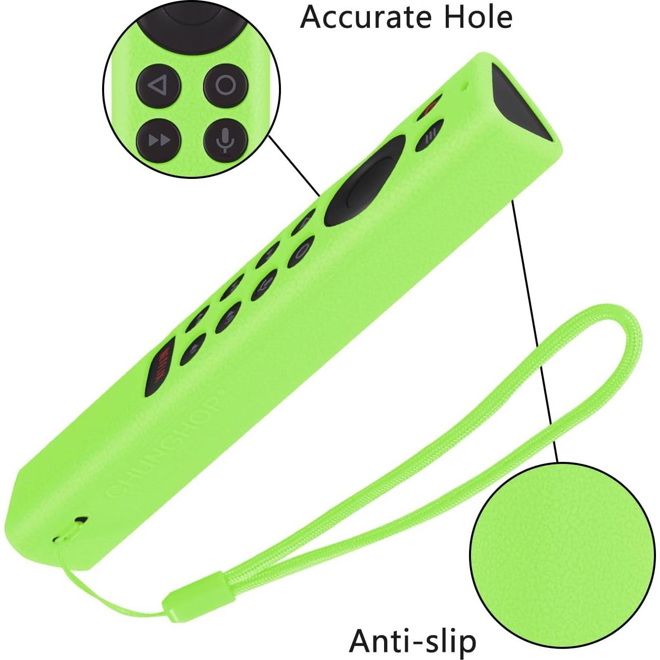 Funda de Silicona CHUNGHOP para Control Remoto NVIDIA Shield TV Verde