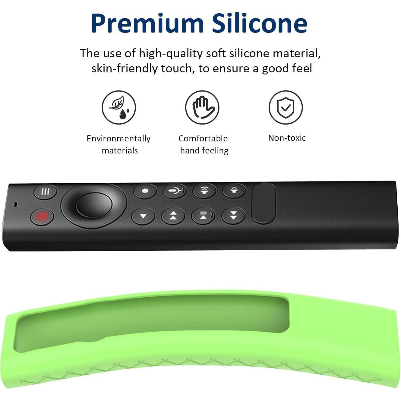 Funda Remota de Silicona Verde para NVIDIA Shield TV Pro 4K HDR