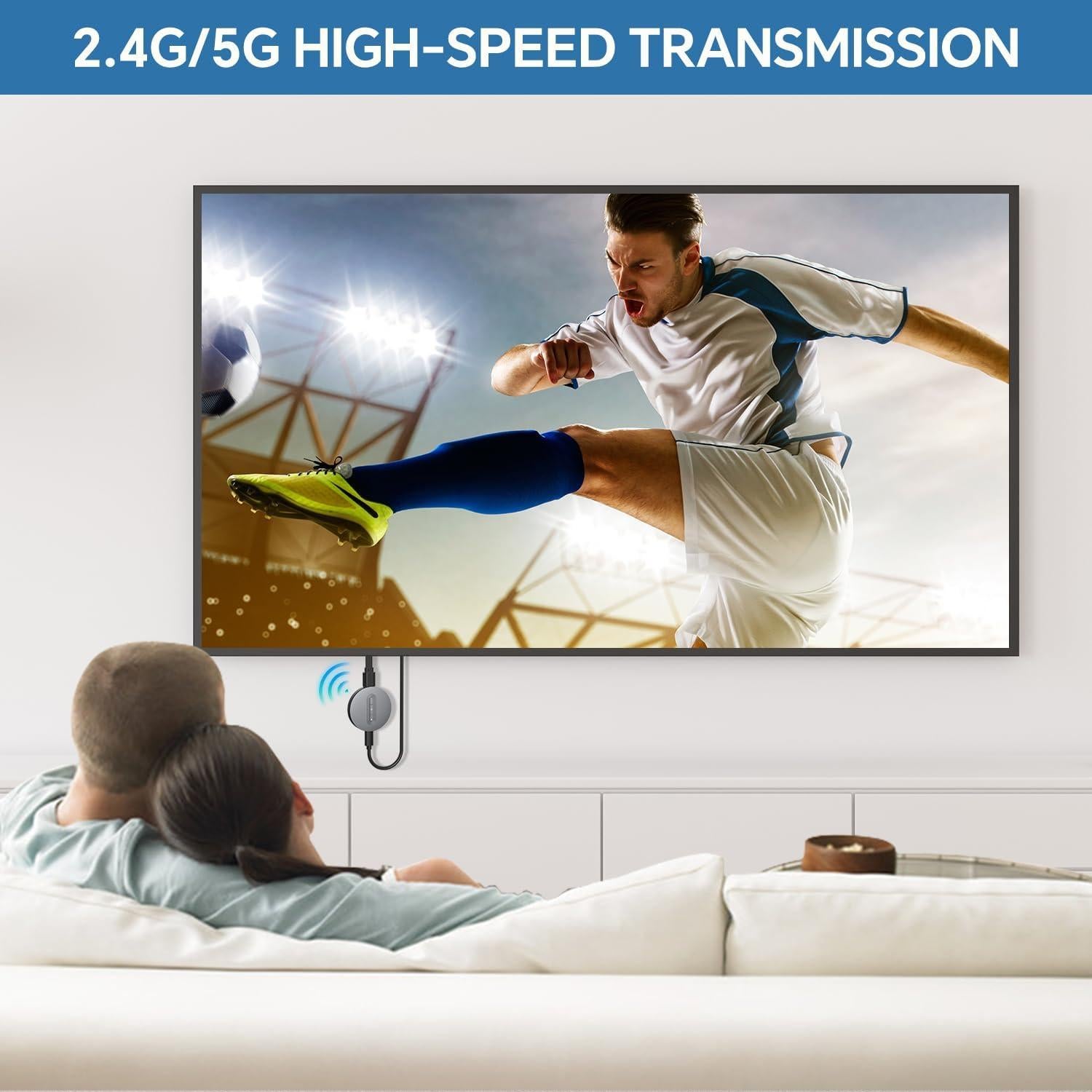 Adaptador Inalámbrico HDMI YGXLWF G66 - 1080p, DLNA, AirPlay