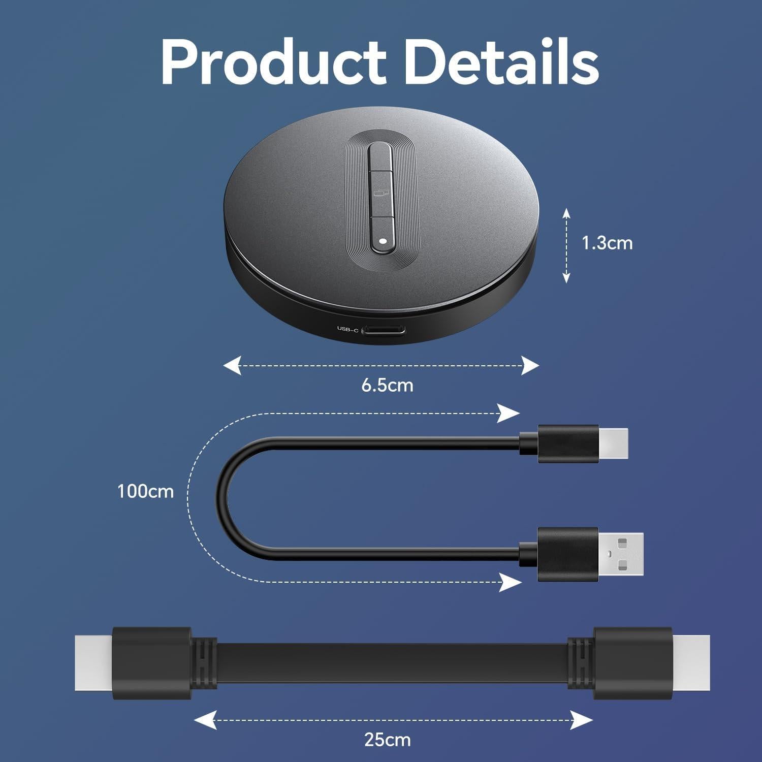 Adaptador Inalámbrico HDMI YGXLWF G66 - 1080p, DLNA, AirPlay