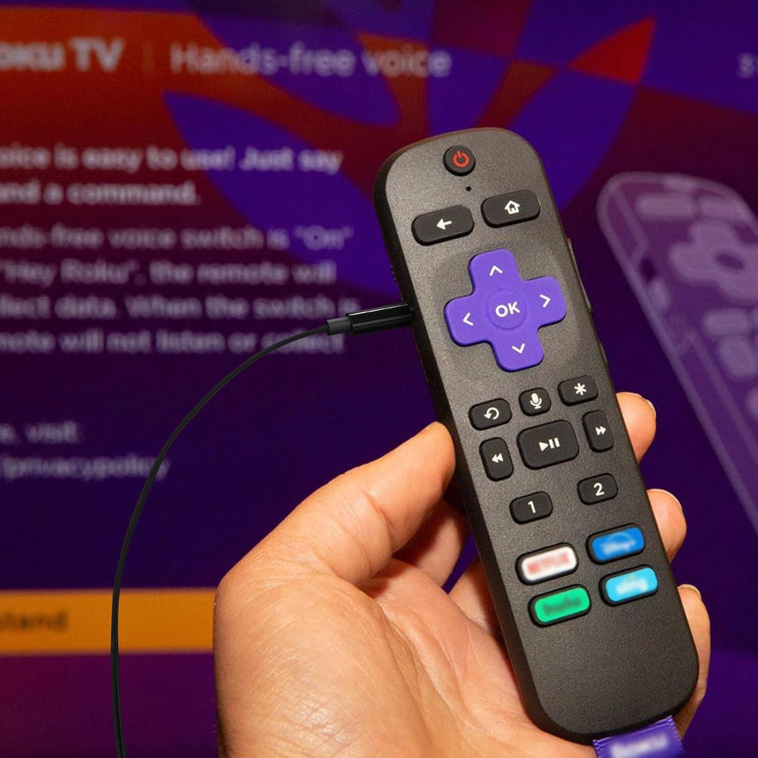 Auriculares GEEKRIA In-Ear 3.5mm para Roku Remote Pro - 50 cm