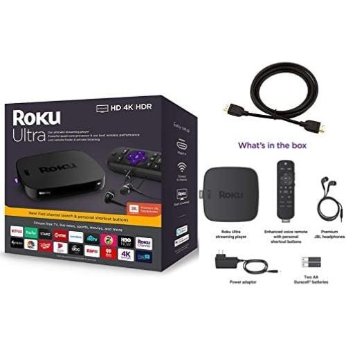 Reproductor de Medios Streaming Roku Ultra 4K HDR - Blanco