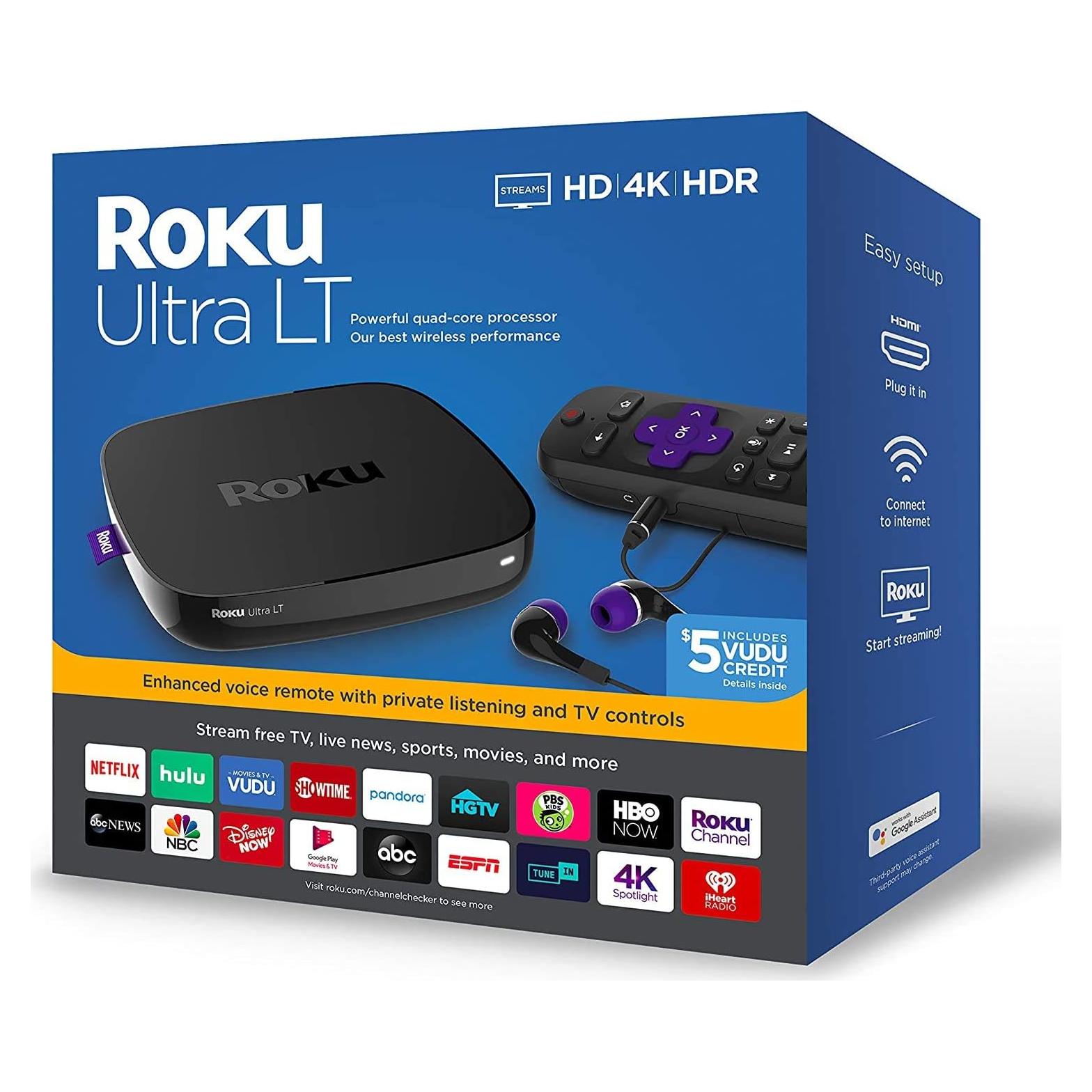 Reproductor de Medios en Streaming Roku Ultra LT 2019 Renovado