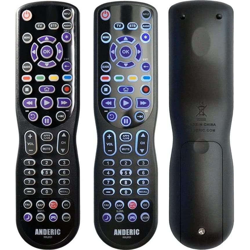 Control Remoto Universal Anderic RRUR01.4 para Roku 4 Dispositivos