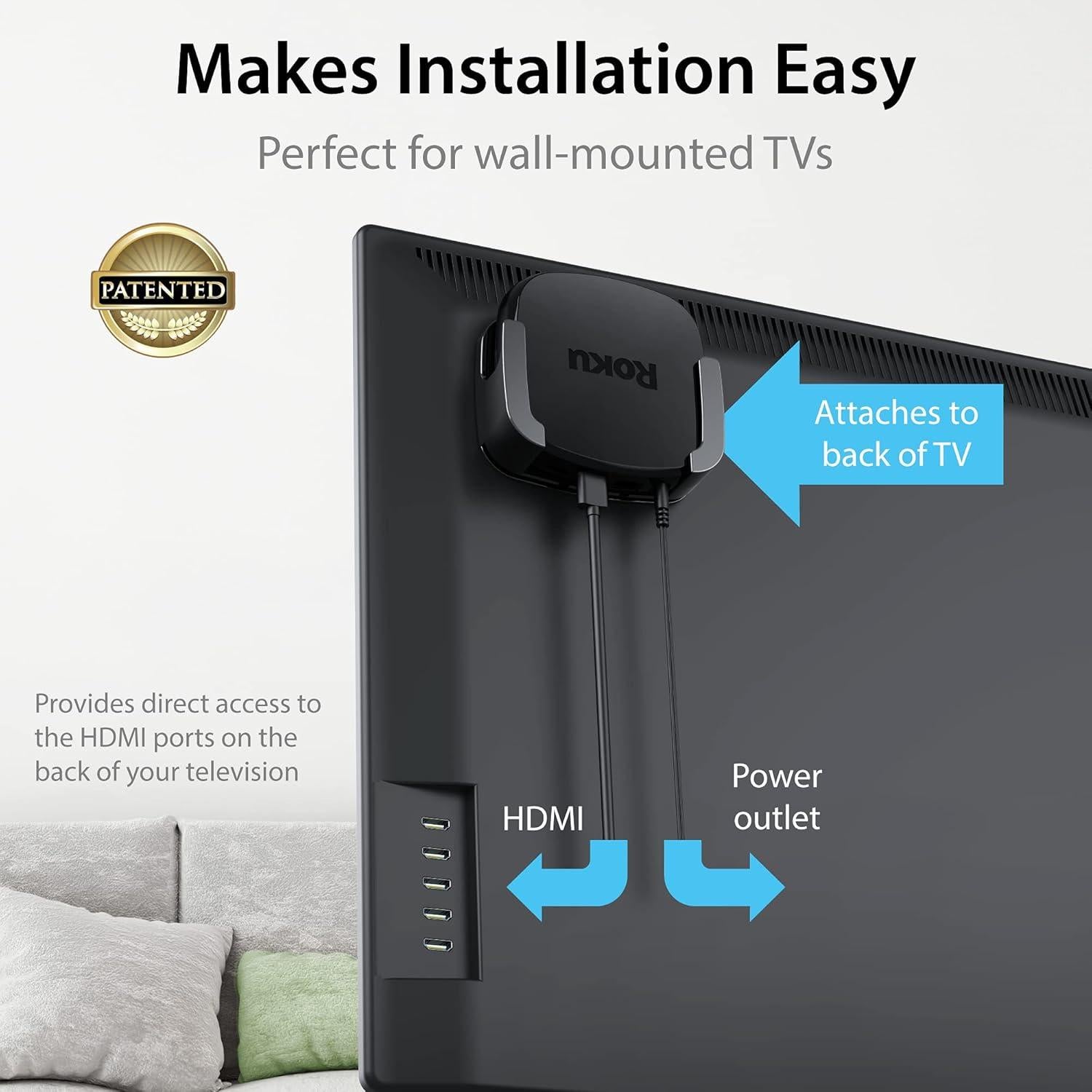 Soporte TotalMount para Roku Ultra - Compatible con todos los modelos