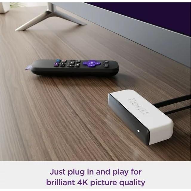 Reproductor de medios Roku Premiere 4K HDR con HDMI y control remoto