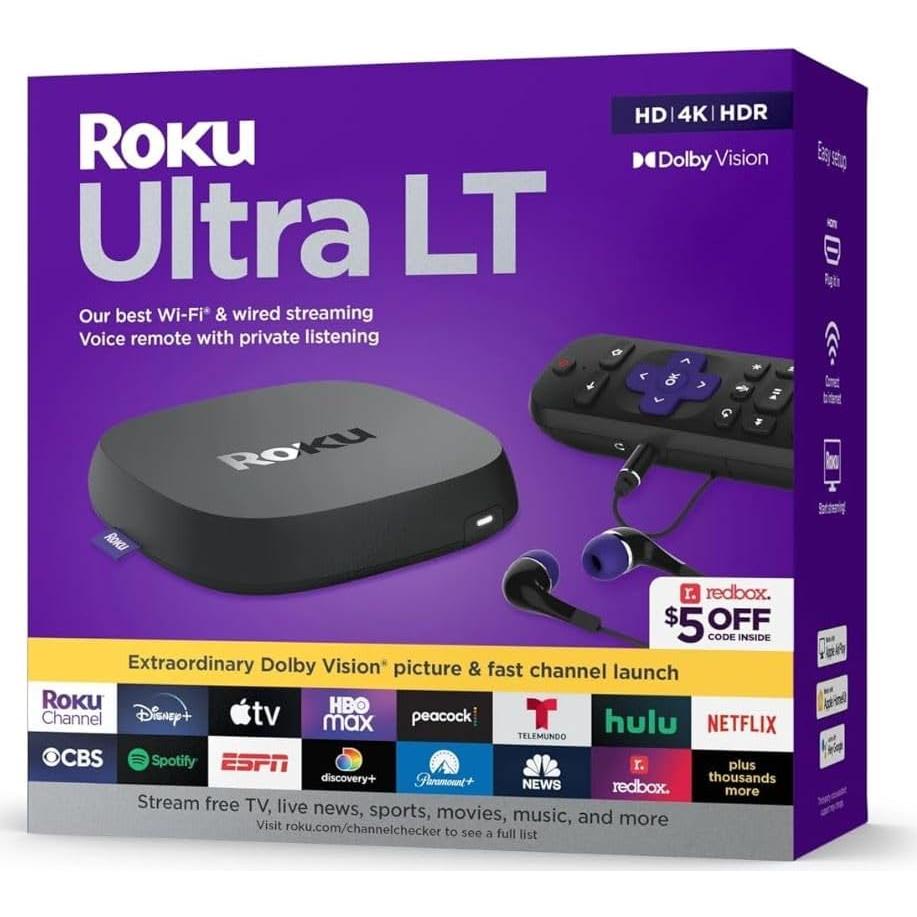 Adaptador 12V T POWER para Roku Ultra 2024 y Streambar SE