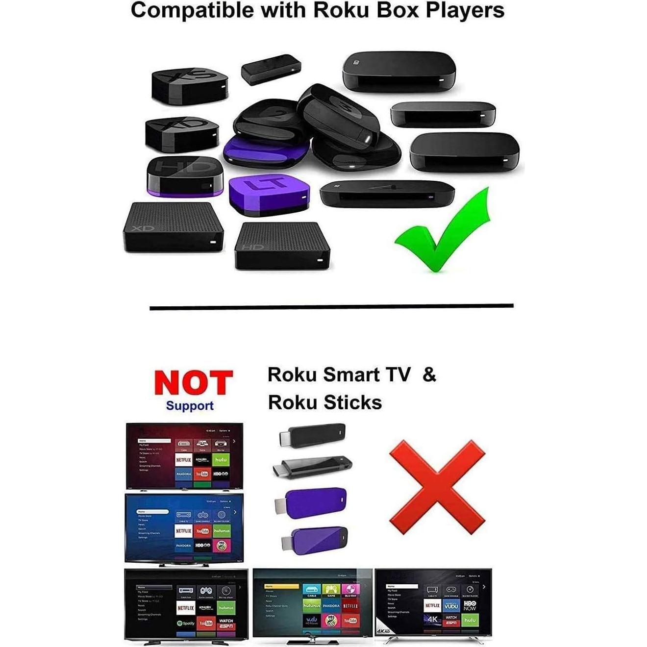 Control Remoto Compatible Roku 1 2 3 4 Express Elekpia