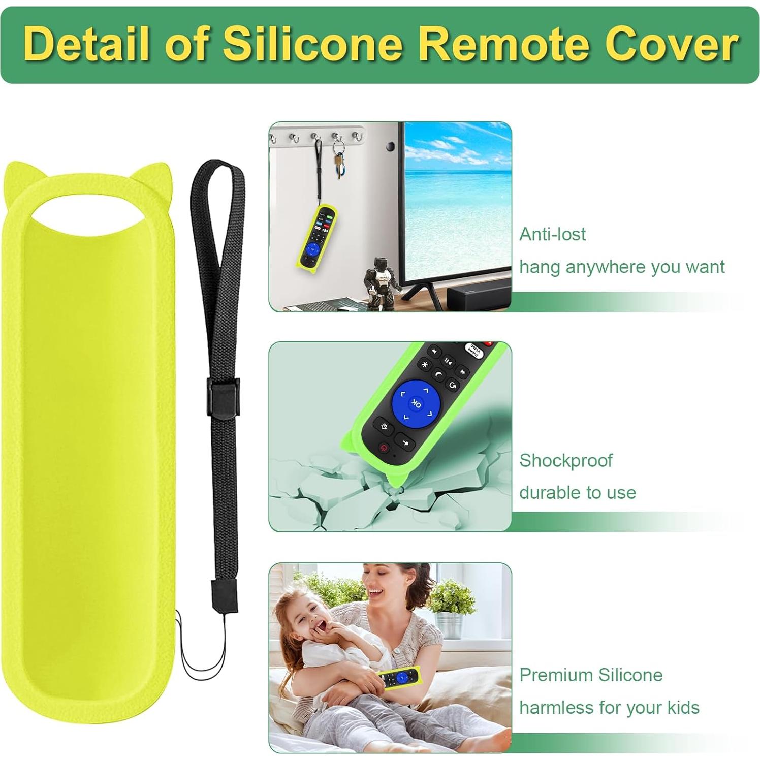 Control Remoto Universal Yimaut para Roku TV y Box - 2 Piezas