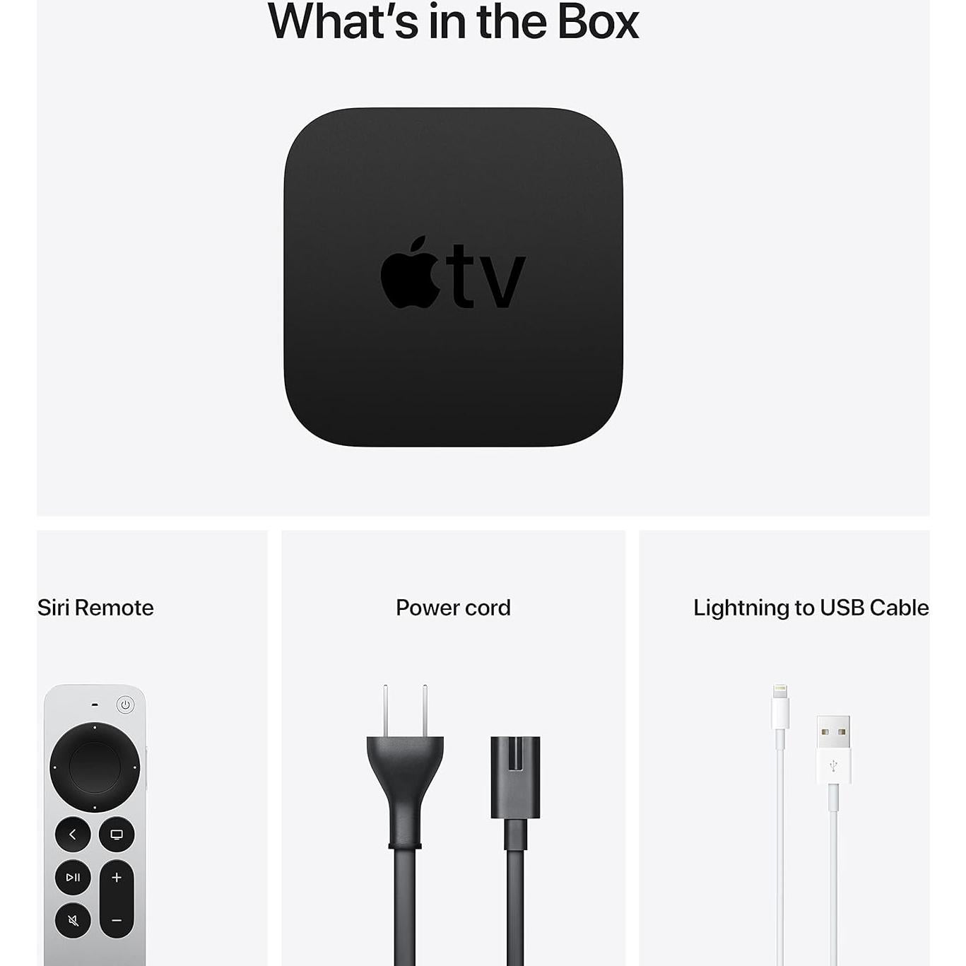 Apple TV 4K 32GB 2da Generación con Dolby Atmos y Control Remoto