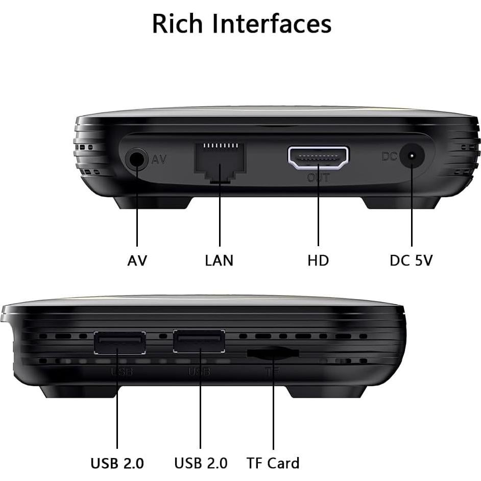 Android TV Box XOMIUHL 4GB RAM 64GB ROM 4K HDR10+