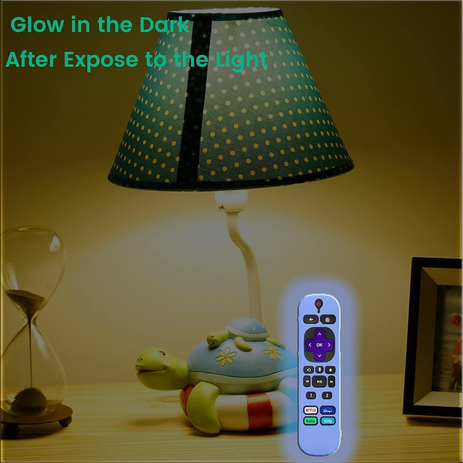 Funda de Control Remoto Roku Voice Remote Pro 2021 - 2 Piezas Brillantes