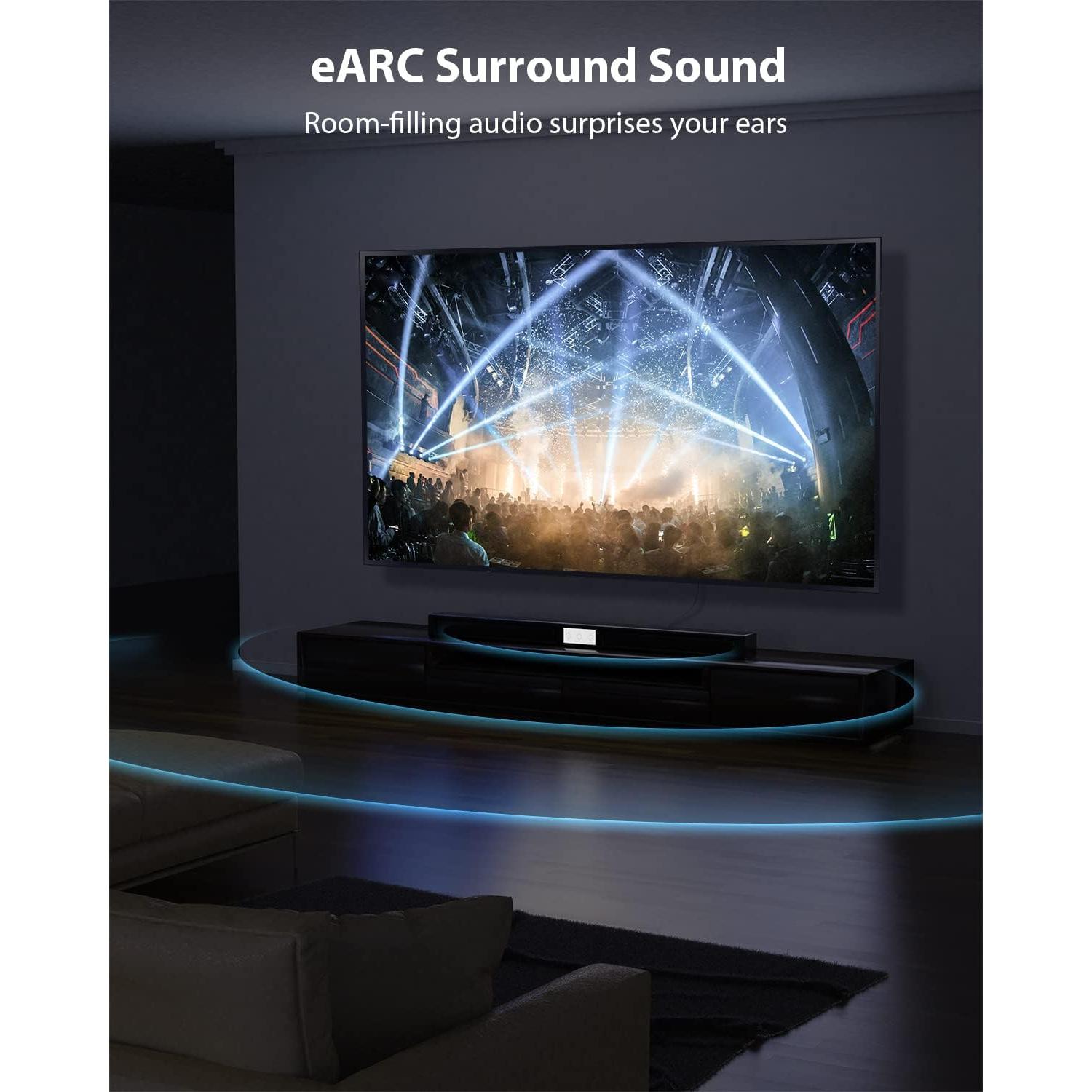 Cable HDMI Ultra Delgado Stouchi 1.5m 8K 48Gbps eARC HDR