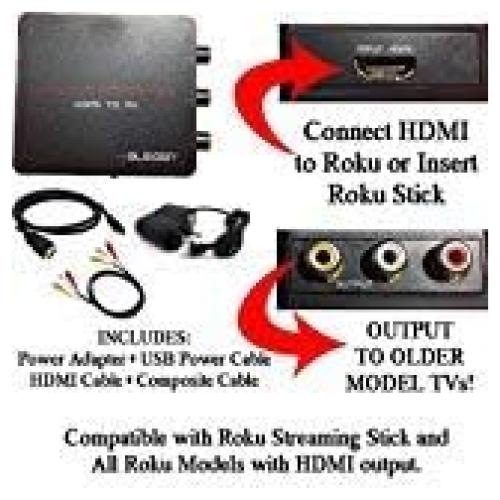 Convertidor HDMI a AV Compuesto Bleiden para Roku