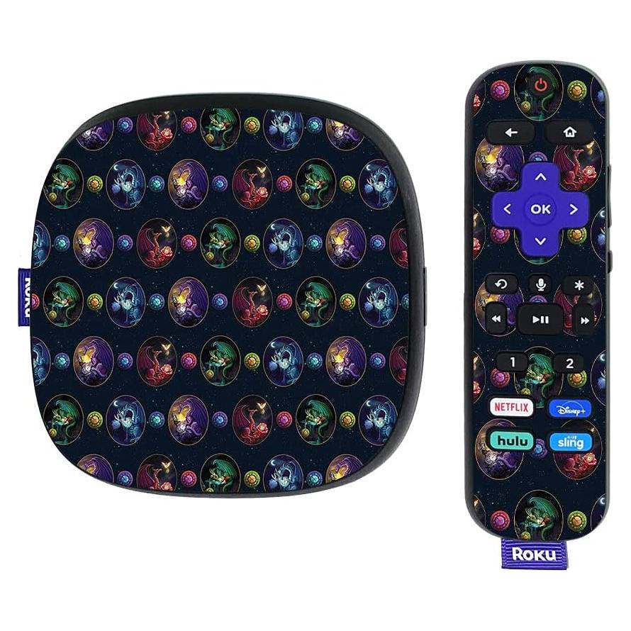 MightySkins Piel Adhesiva para Roku Ultra HDR 4K 2020 - Huevos de Dragón