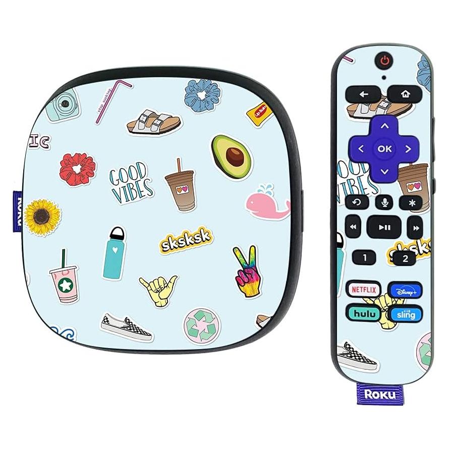 MightySkins Piel para Roku Ultra HDR 4K 2020 - Chica VSCO