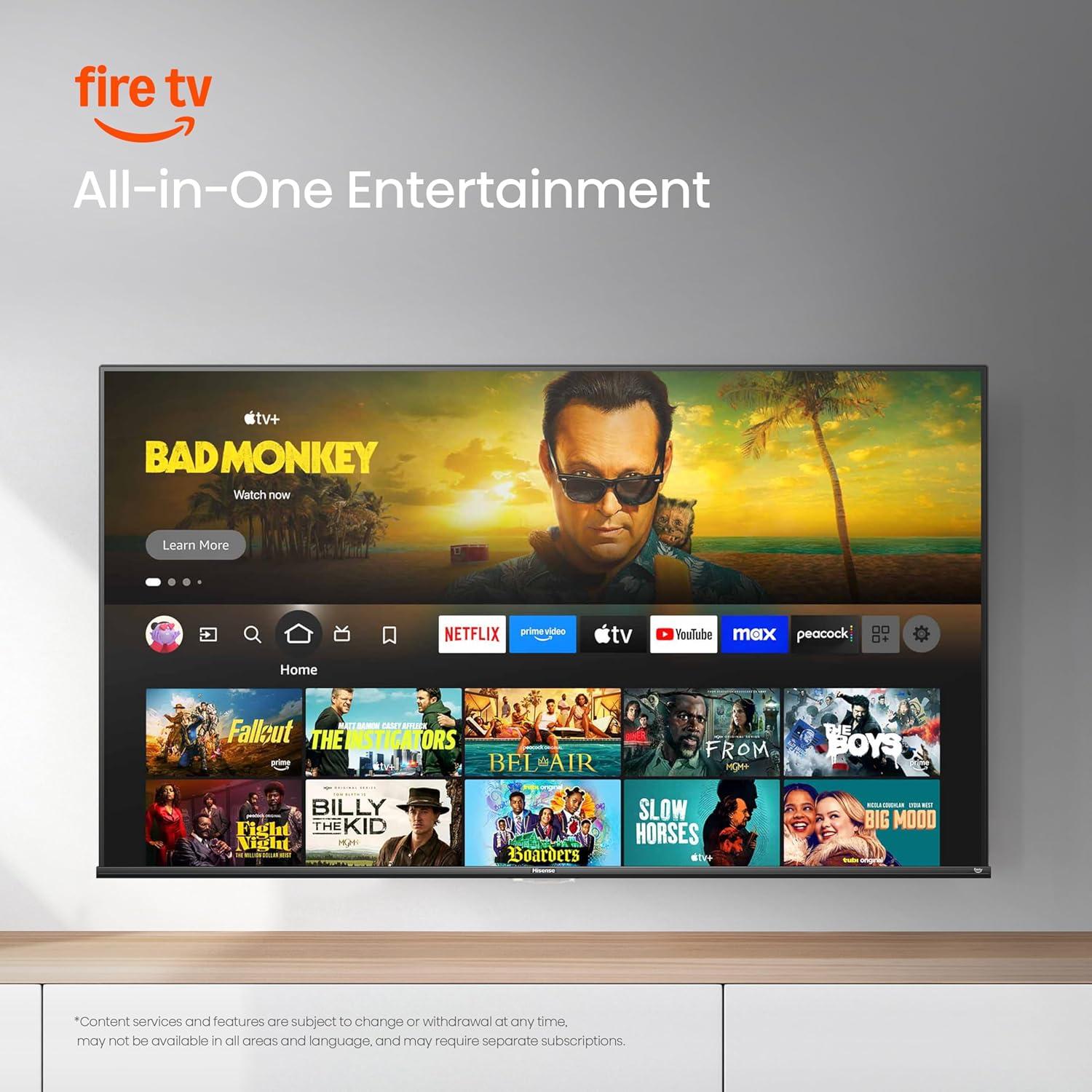 Televisor Hisense 55" A7 4K UHD Smart Fire TV 2025
