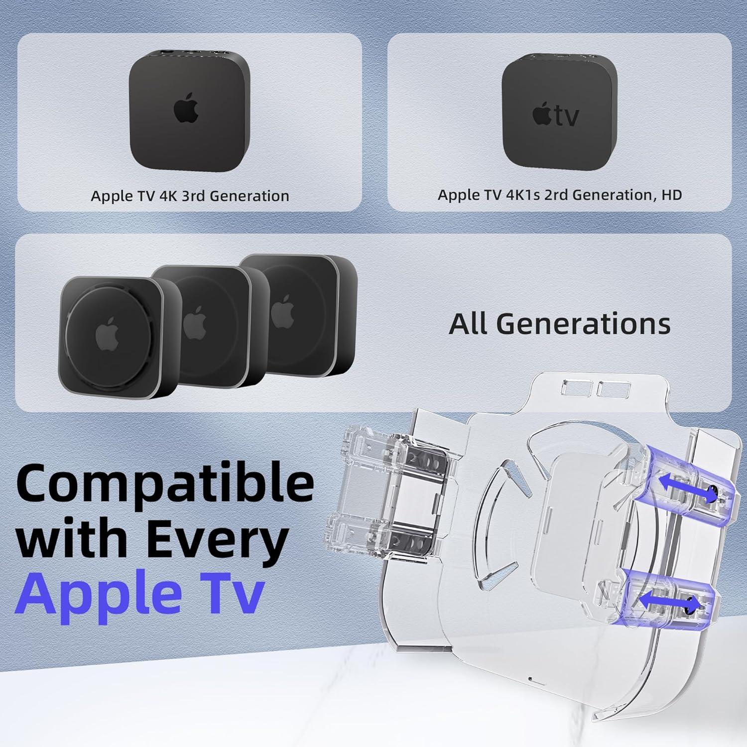 Soporte para Apple TV Cozcty - Montaje Detrás de Televisores