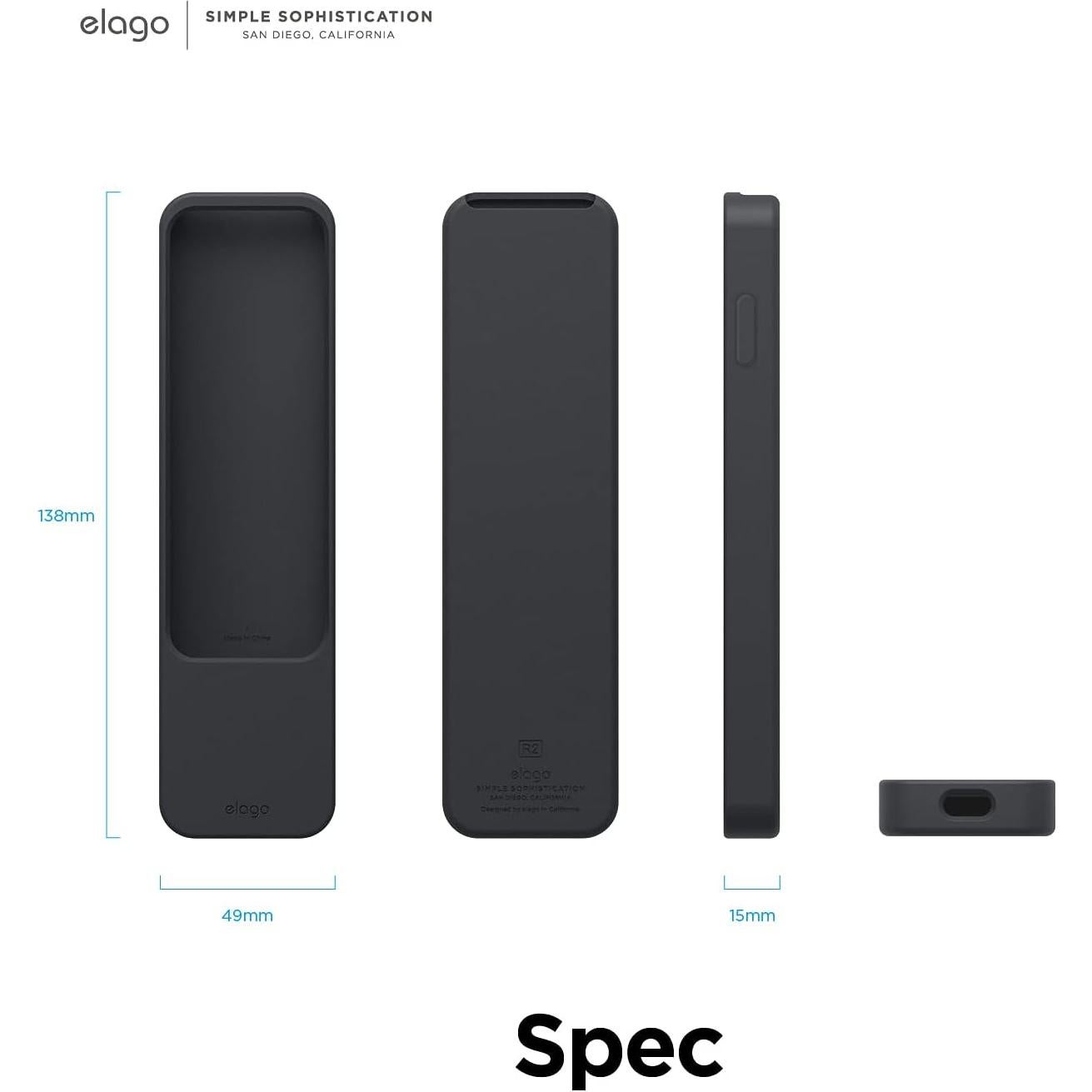 Funda elago R2 Slim para Control Remoto Siri Apple TV 4K/HD