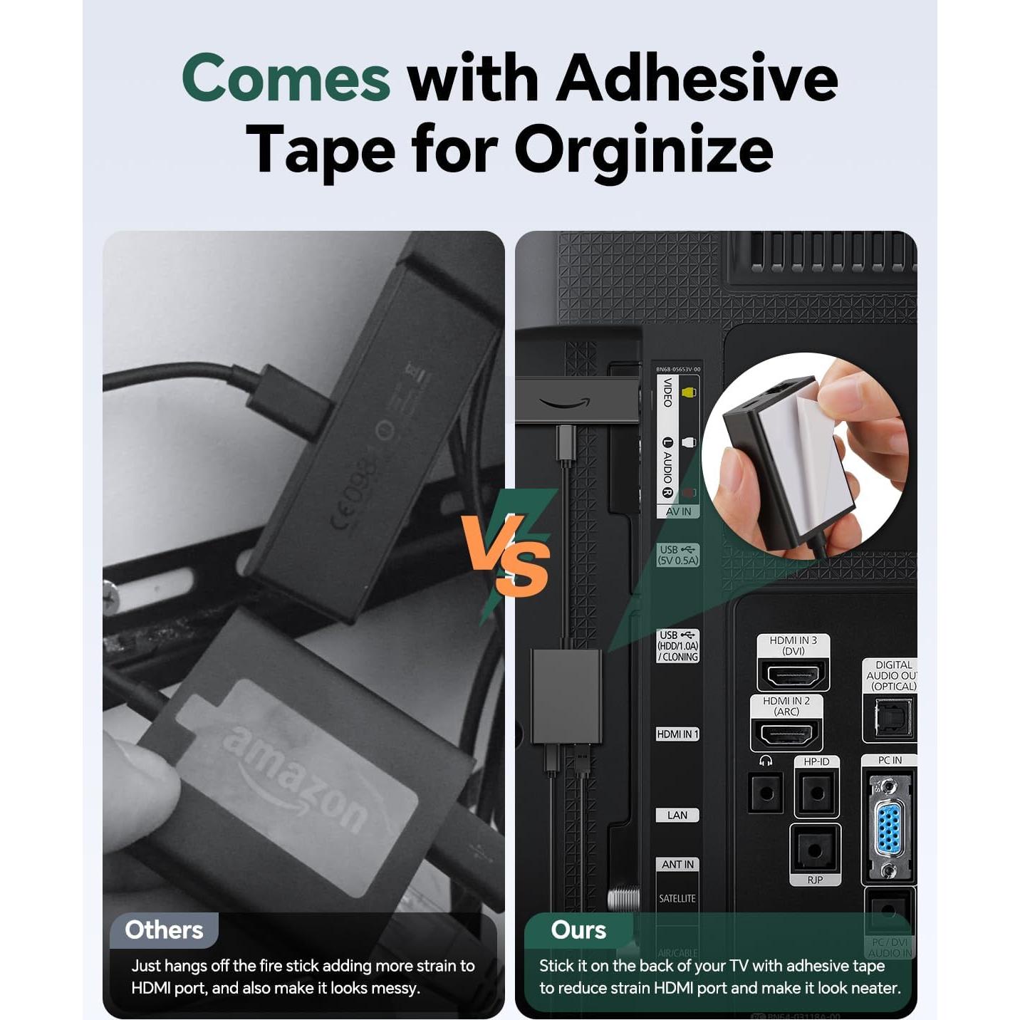 Adaptador Ethernet ZEXMTE para Fire TV Stick - 100 Mbps