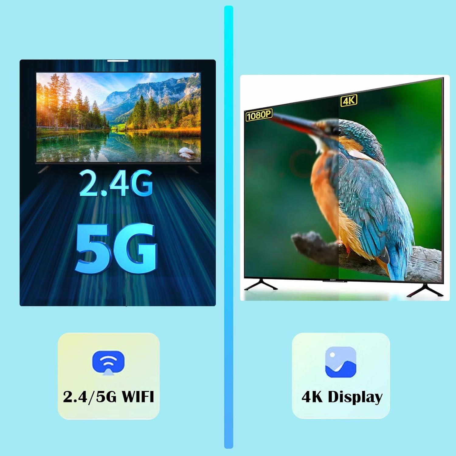 Adaptador HDMI Inalámbrico 4K RIPELITCHE para iPhone y Android