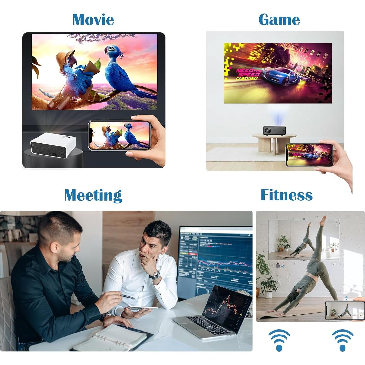 Adaptador HDMI Inalámbrico 4K RIPELITCHE para iPhone y Android